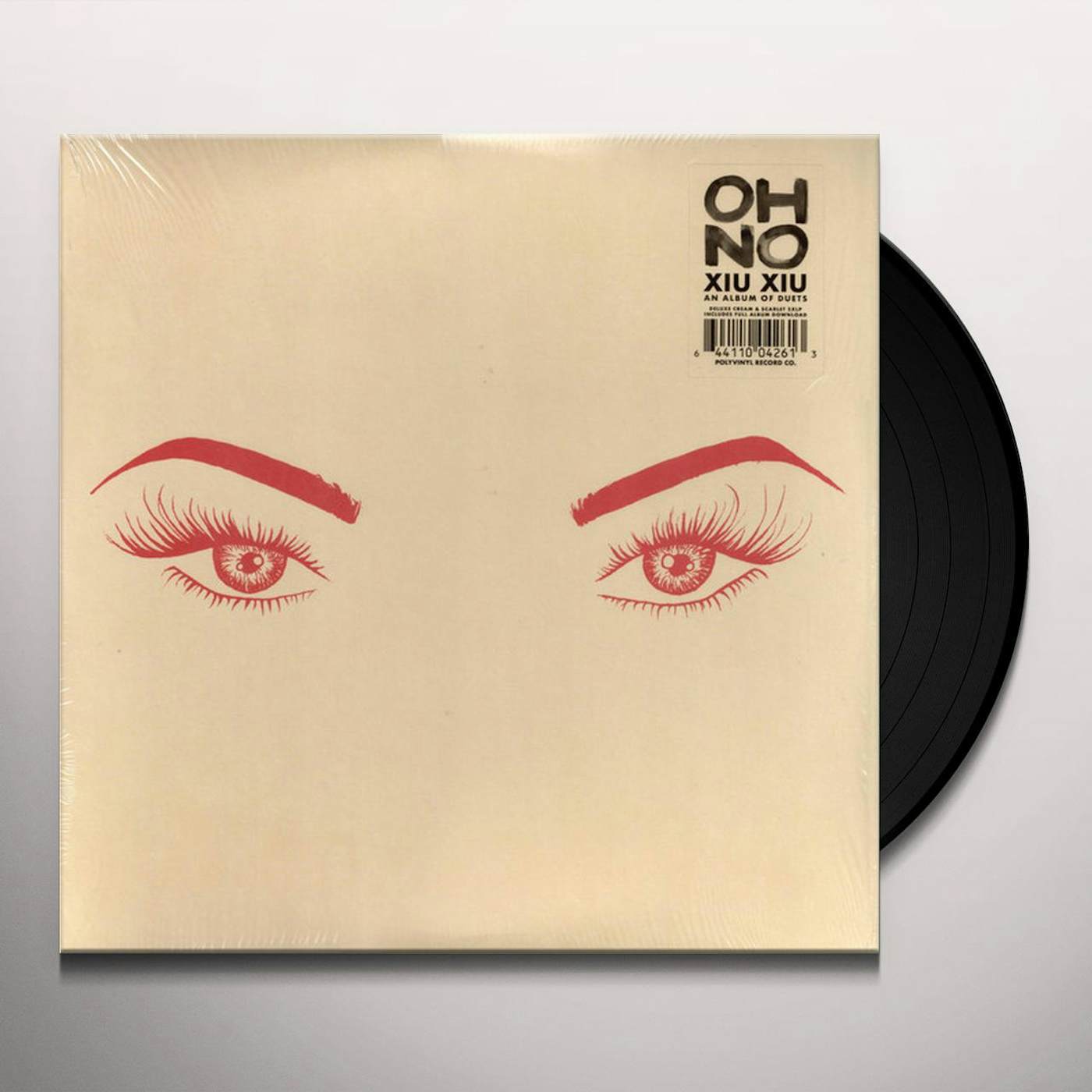 Xiu Xiu OH NO (SOLID CREAM & SOLID SCARLET VINYL) Vinyl Record