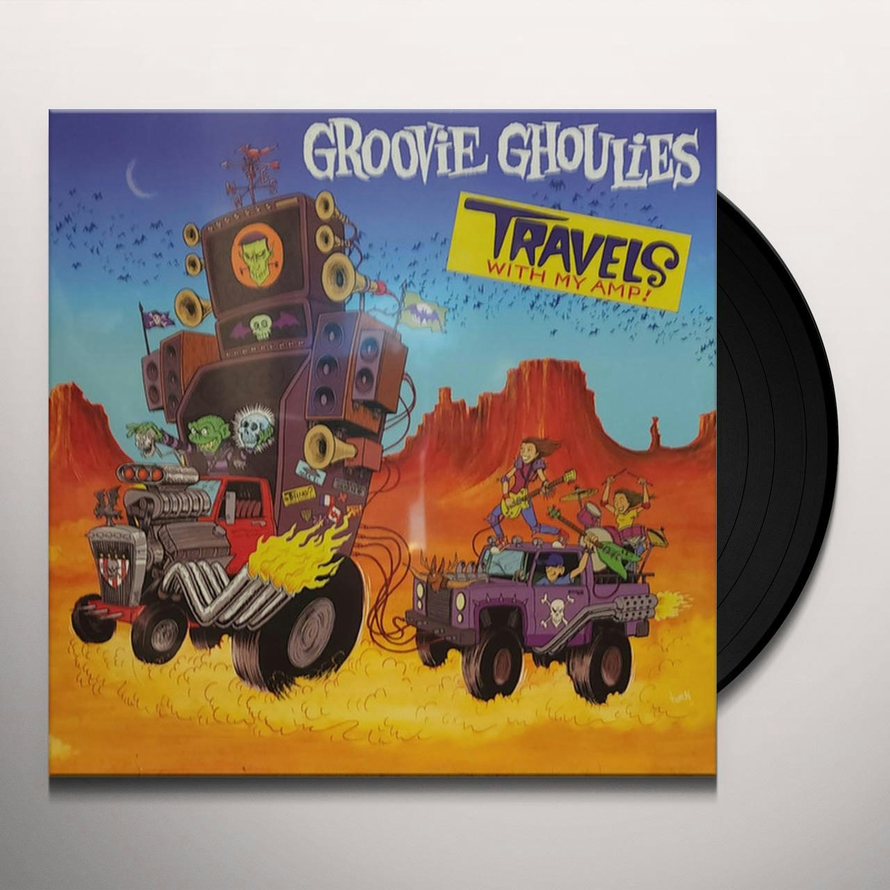 Groovie Ghoulies TRAVELS WITH MY AMP Vinyl Record