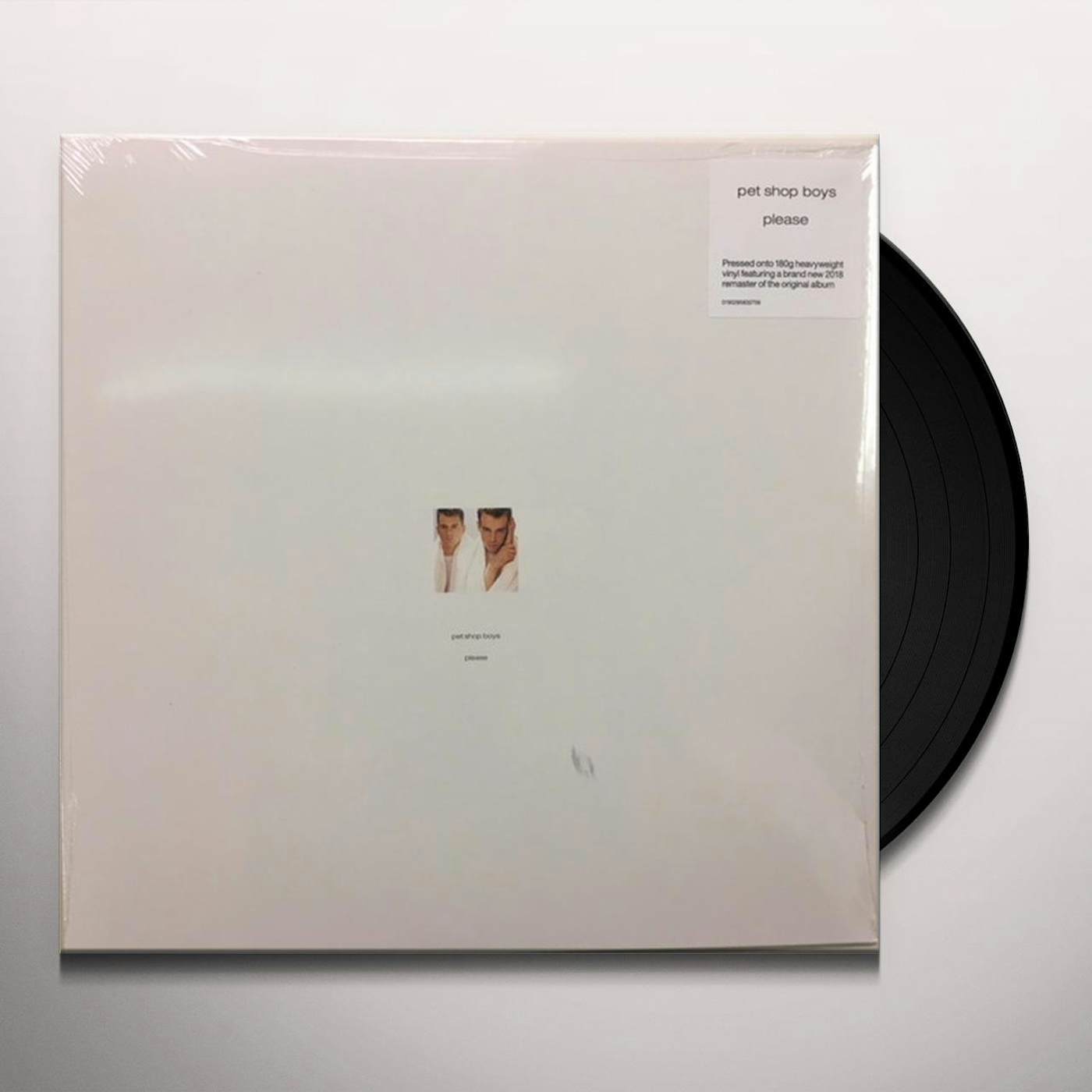 Pet Shop Boys PLEASE (2018 REMASTERED VERSION) Vinyl Record