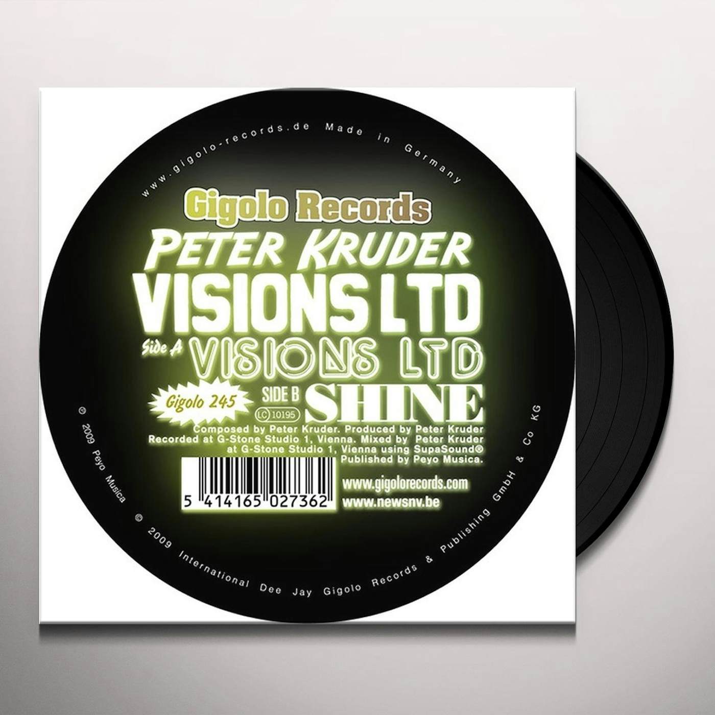 Peter Kruder Visions Ltd Vinyl Record