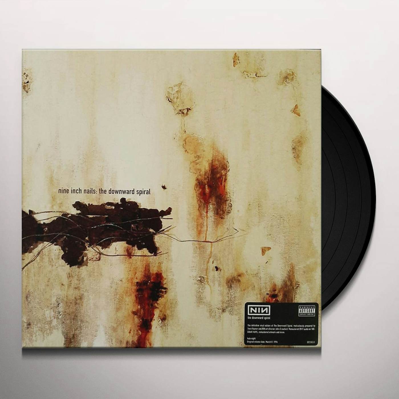 Nine Inch Nails DOWNWARD SPIRAL (2LP/180G/2016 REMASTER) Vinyl Record