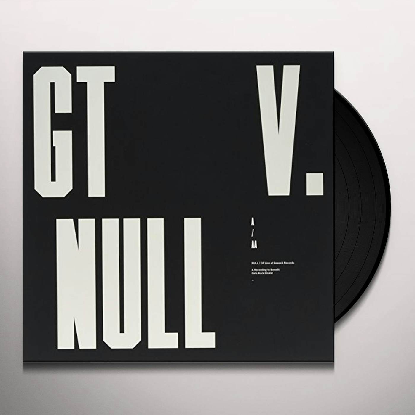 Null / Gt LIVE AT SEASICK RECORDS Vinyl Record