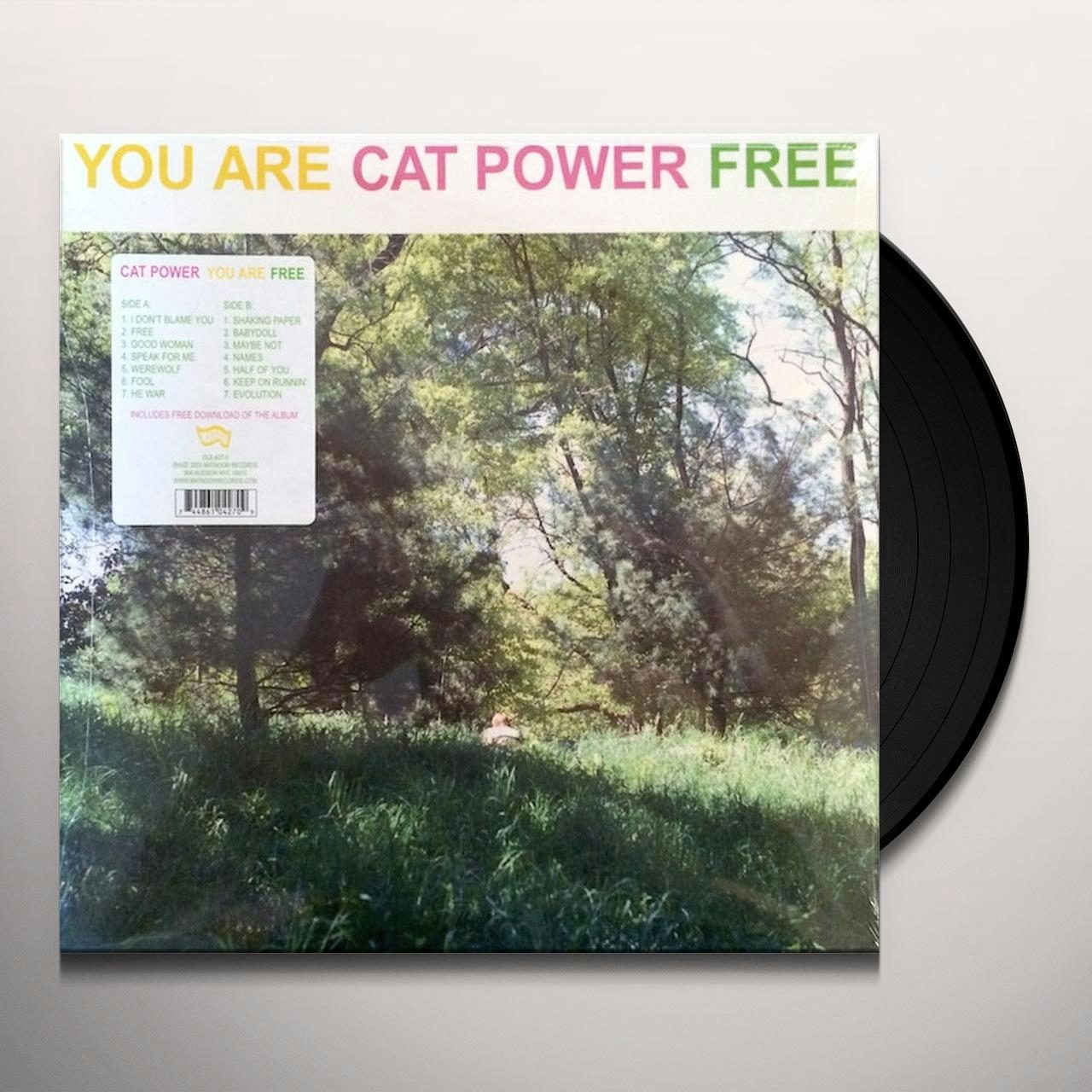 Cat Power YOU ARE FREE Vinyl Record