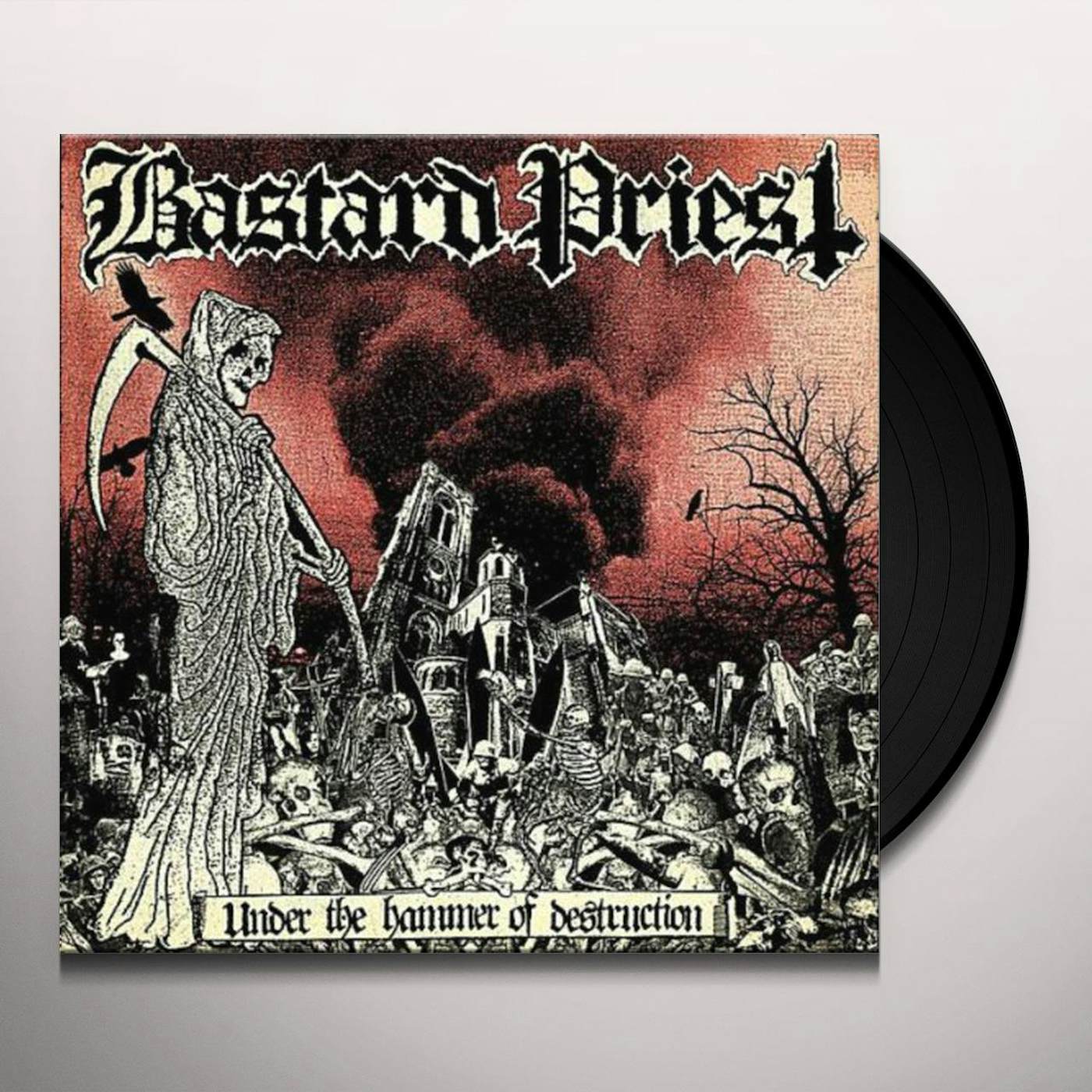 Bastard Priest Under the Hammer of Destruction Vinyl Record