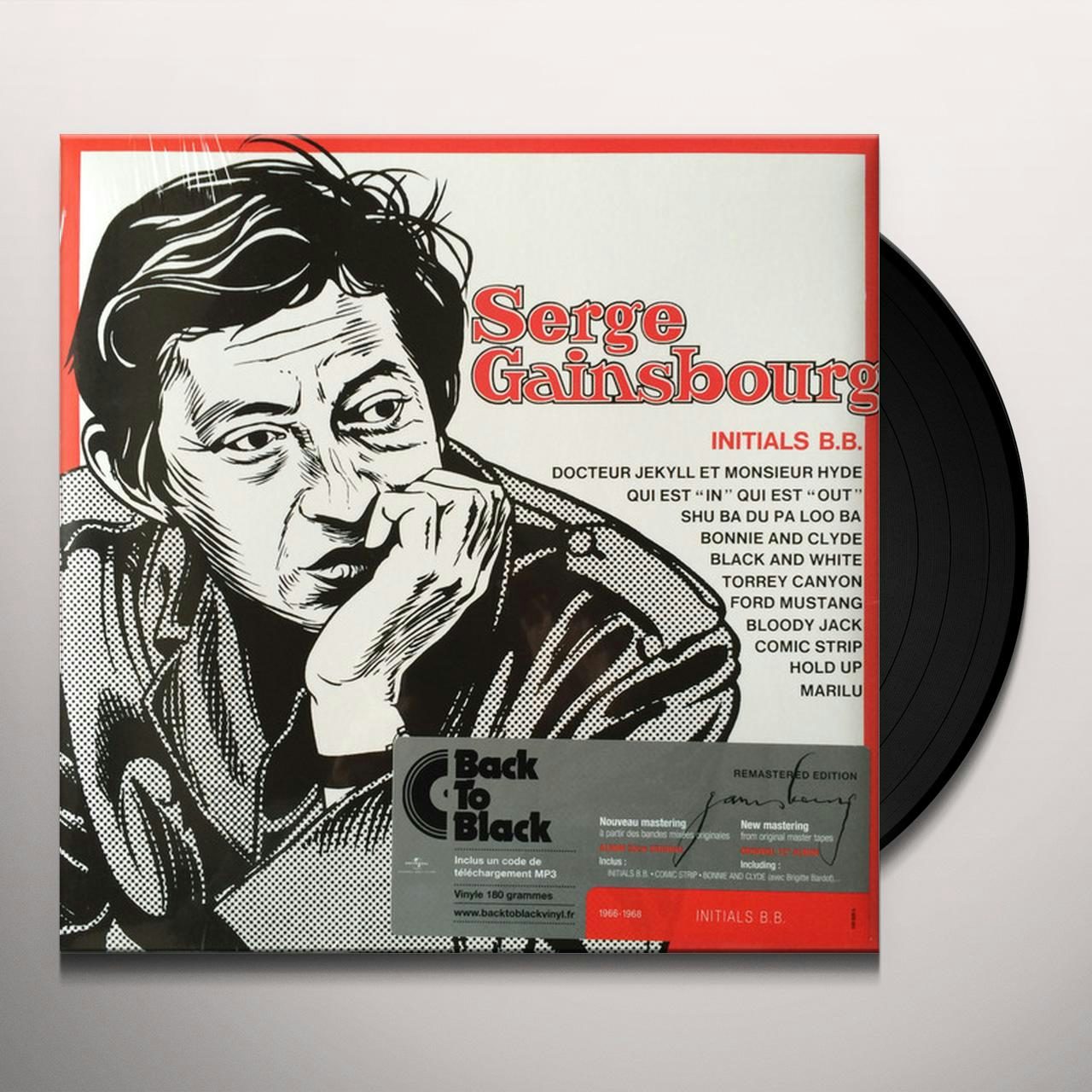 Initials BB Vinyl Record - Serge Gainsbourg