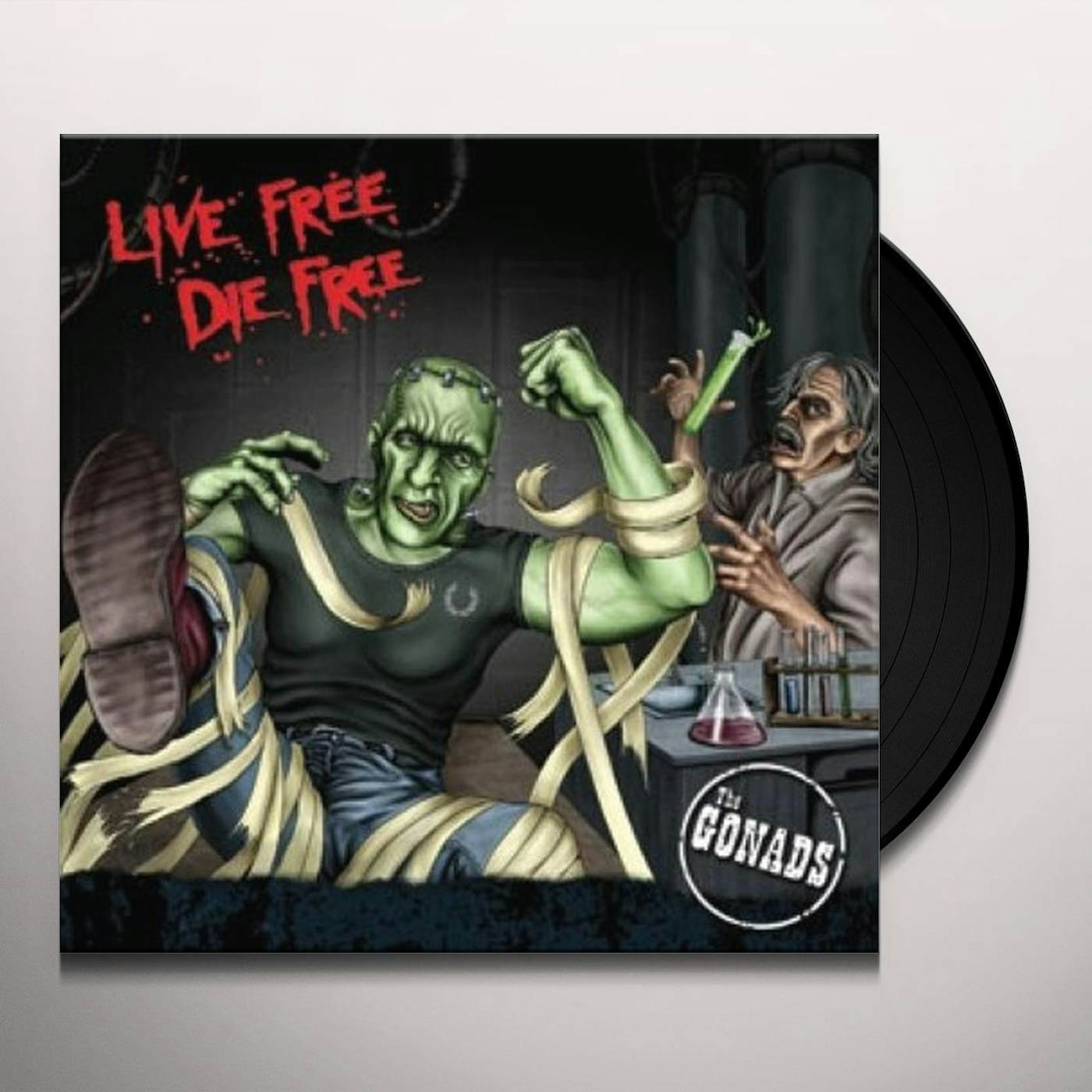 Gonads LIVE FREE DIE FREE Vinyl Record