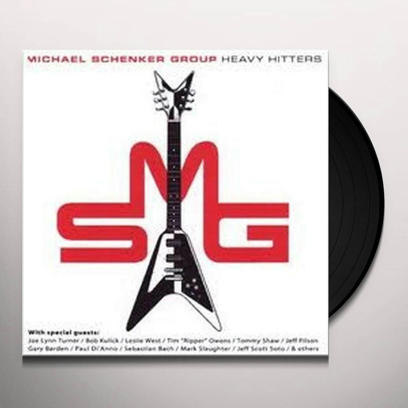 Michael Schenker Group HEAVY HITTERS (WHITE VINYL) Vinyl Record