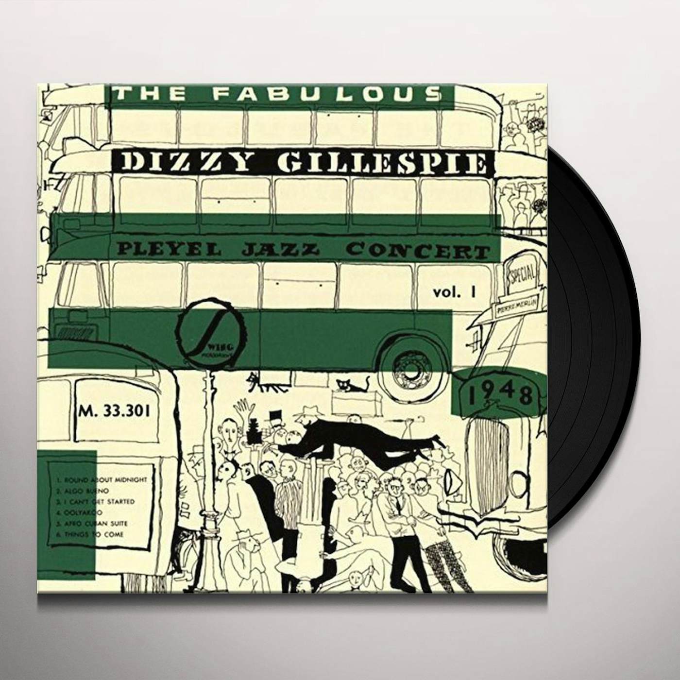 Dizzy Gillespie PLEYEL JAZZ CONCERT 1948 Vinyl Record