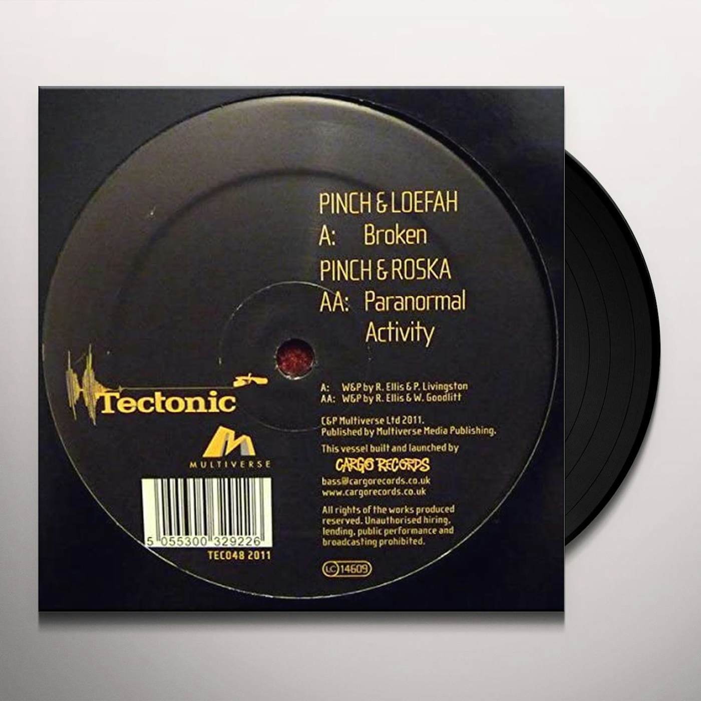Pinch & Loefah / Pinch & Roska Broken / Paranormal Activity Vinyl Record