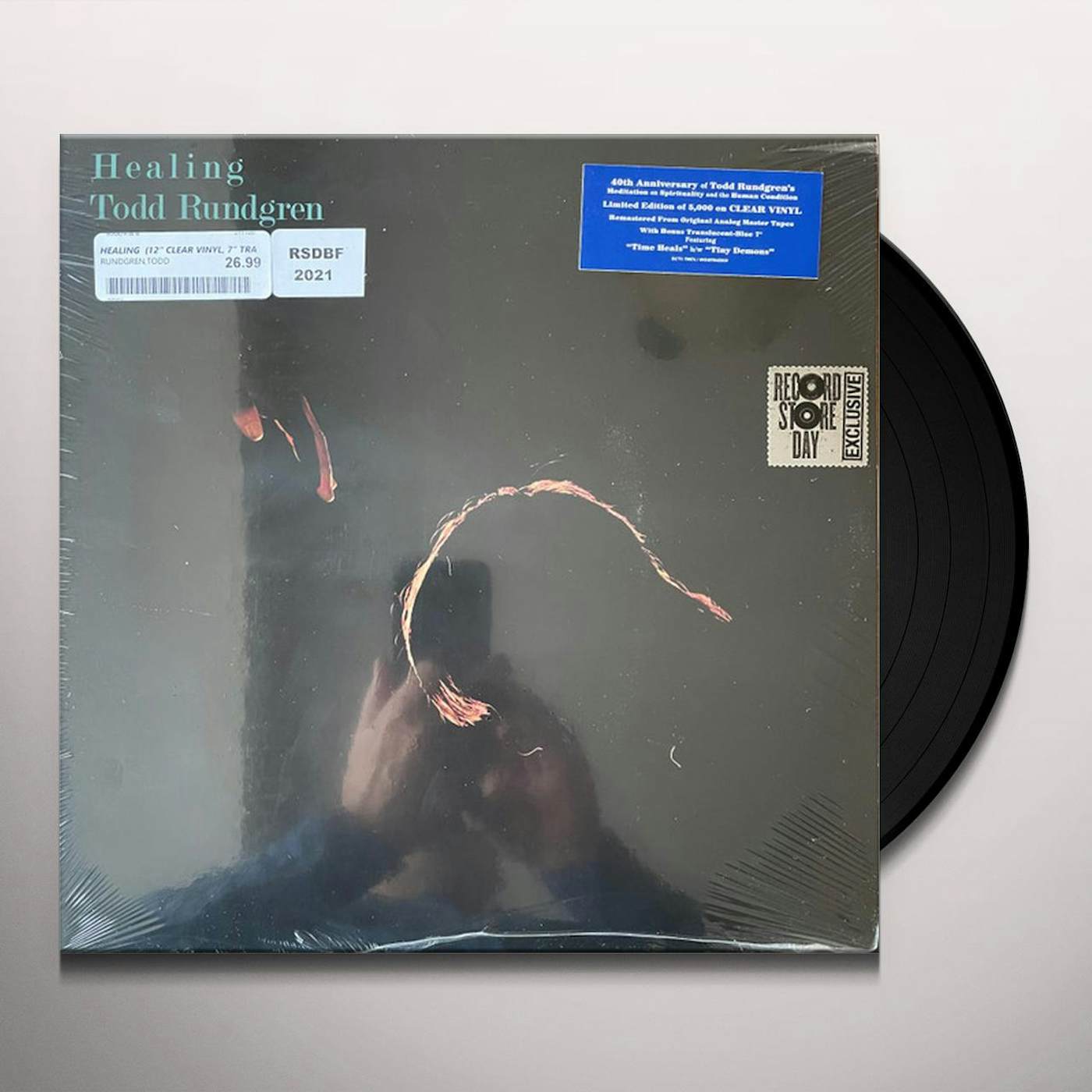 Todd Rundgren HEALING (CLEAR VINYL/TRANSLUCENT BLUE 7INCH) (RSD) Vinyl Record