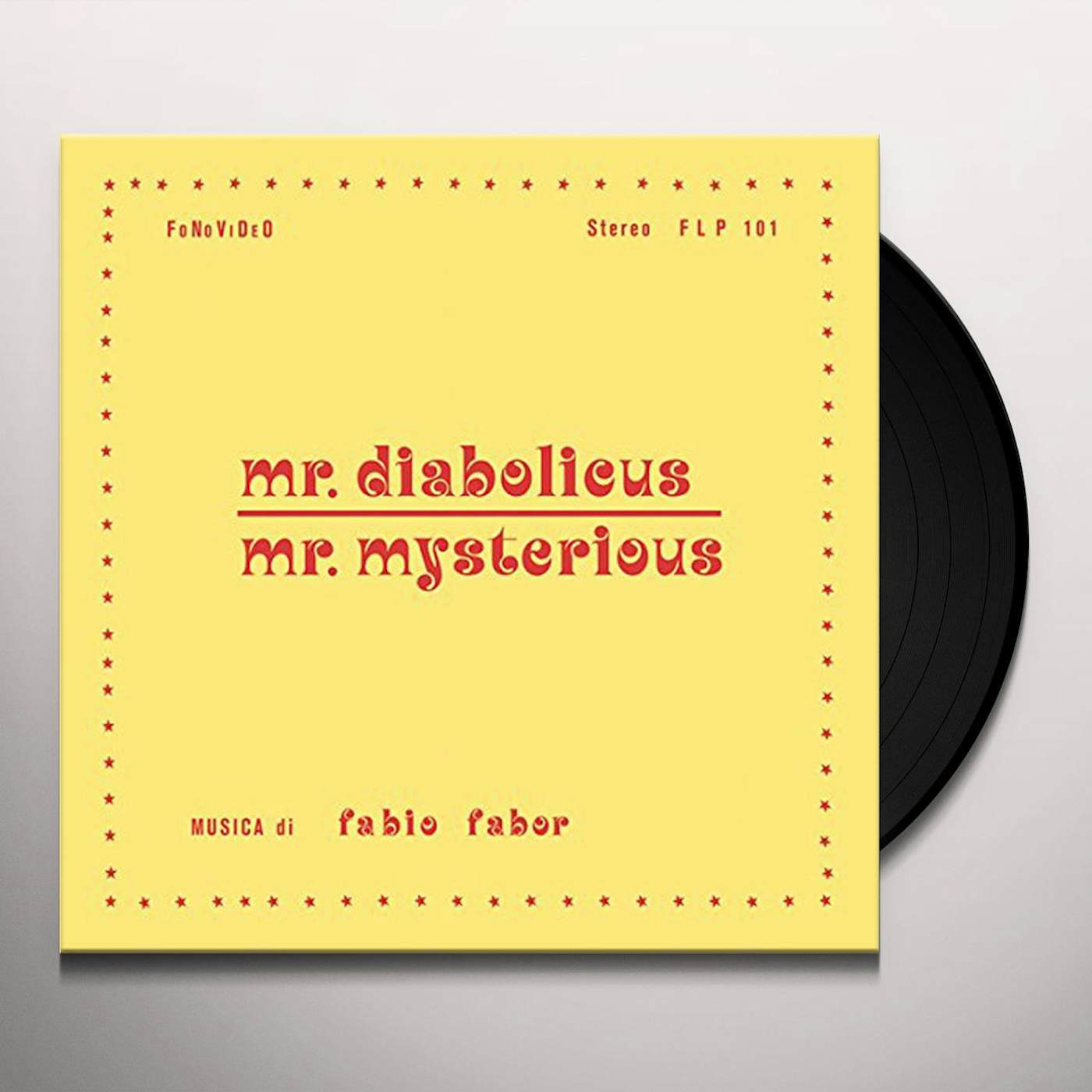 Fabio Fabor MR DIABOLICUS / MR MYSTERIOUS Vinyl Record