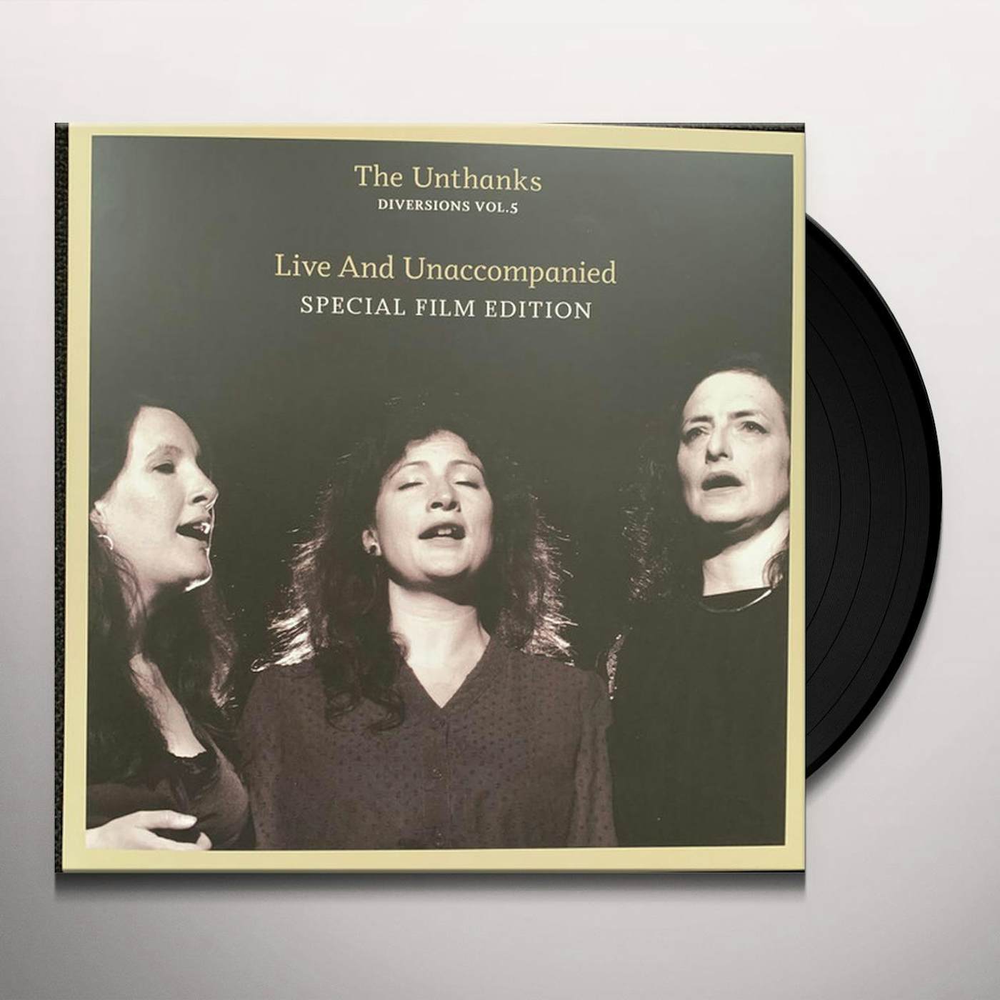 The Unthanks DIVERSIONS VOL.5: LIVE & UNACCOMPANIED (180G/DVD) Vinyl Record