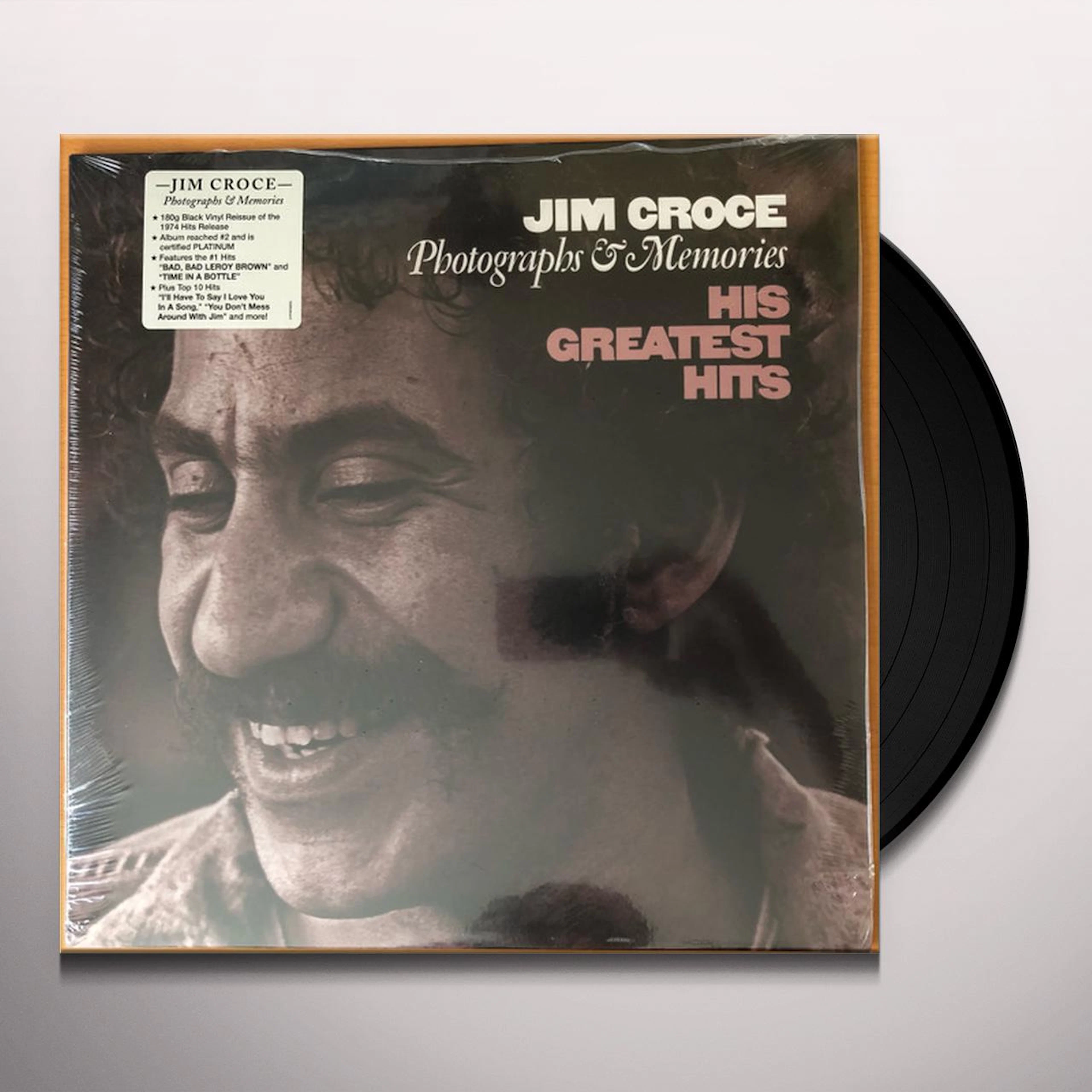 Jim Croce PHOTOGRAPHS & MEMORIES HIS GREATEST HITS Vinyl Record