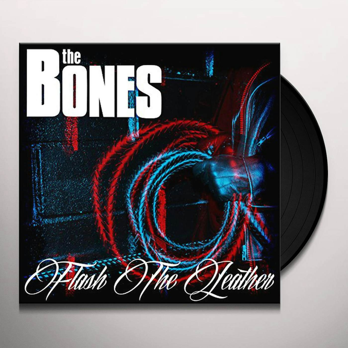 Bones FLASH THE LEATHER (BLUE VINYL) Vinyl Record
