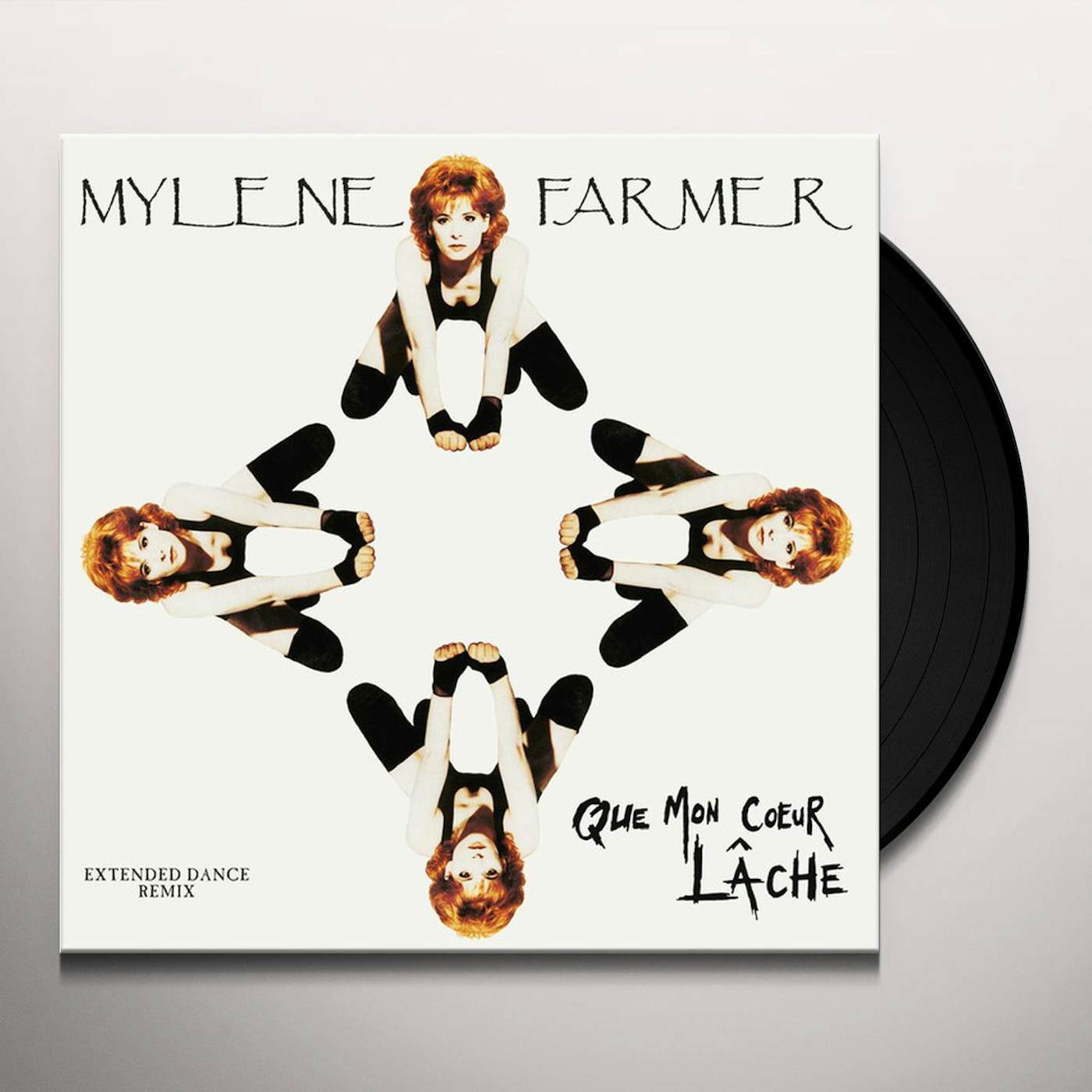 Mylène Farmer QUE MON COEUR LACHE Vinyl Record