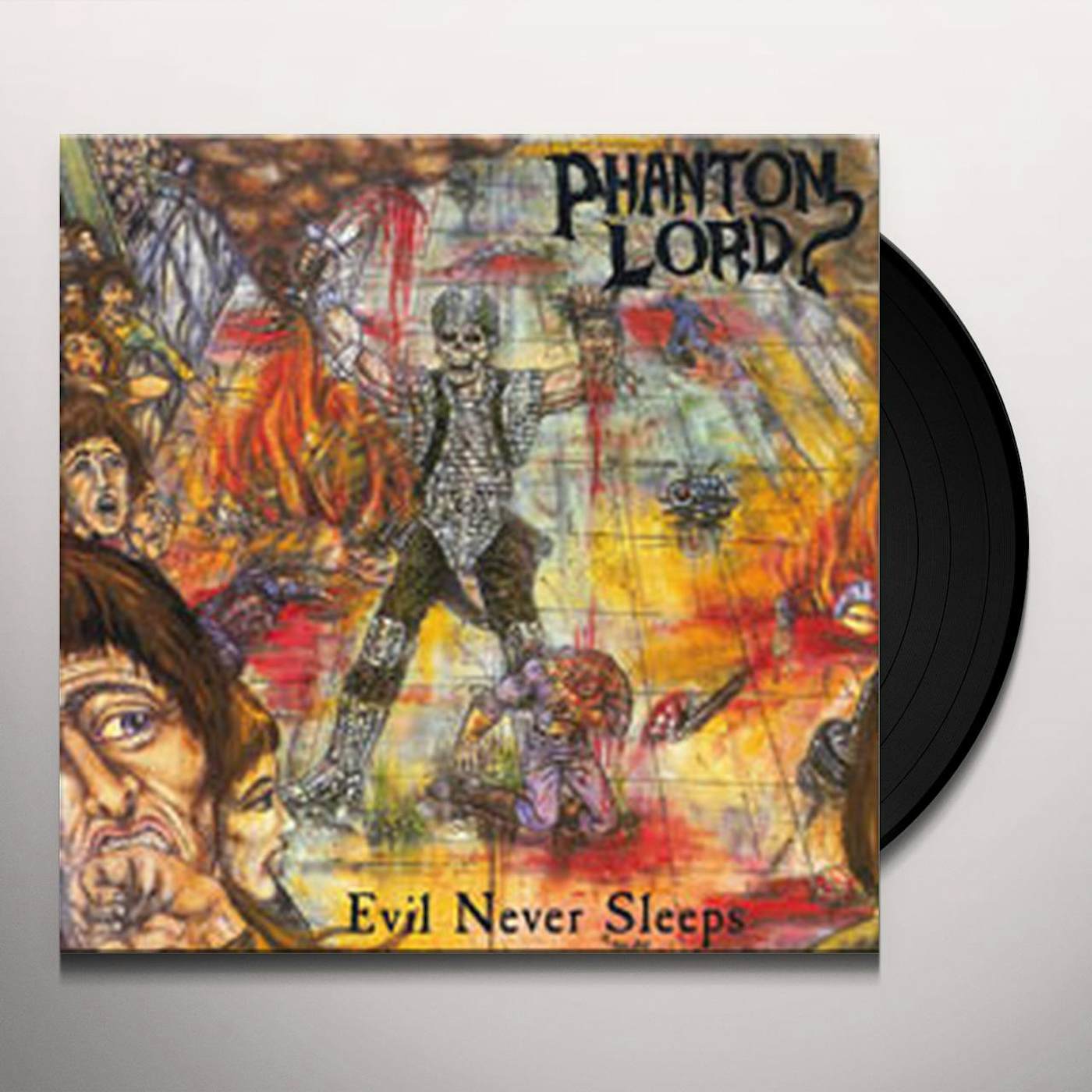 Phantom Lord EVIL NEVER SLEEP Vinyl Record