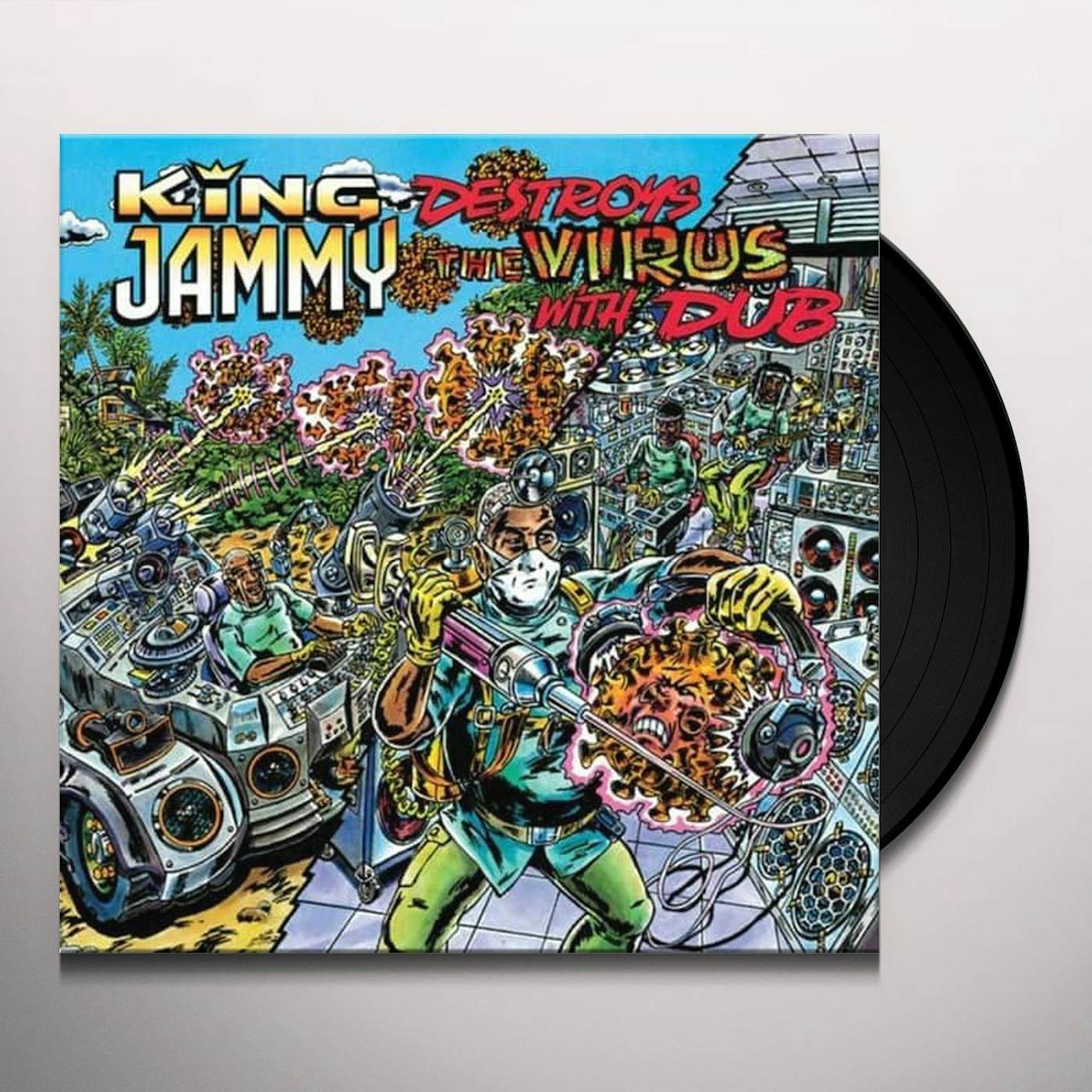 Destroys The Virus With Dub Vinyl Record - King Jammy