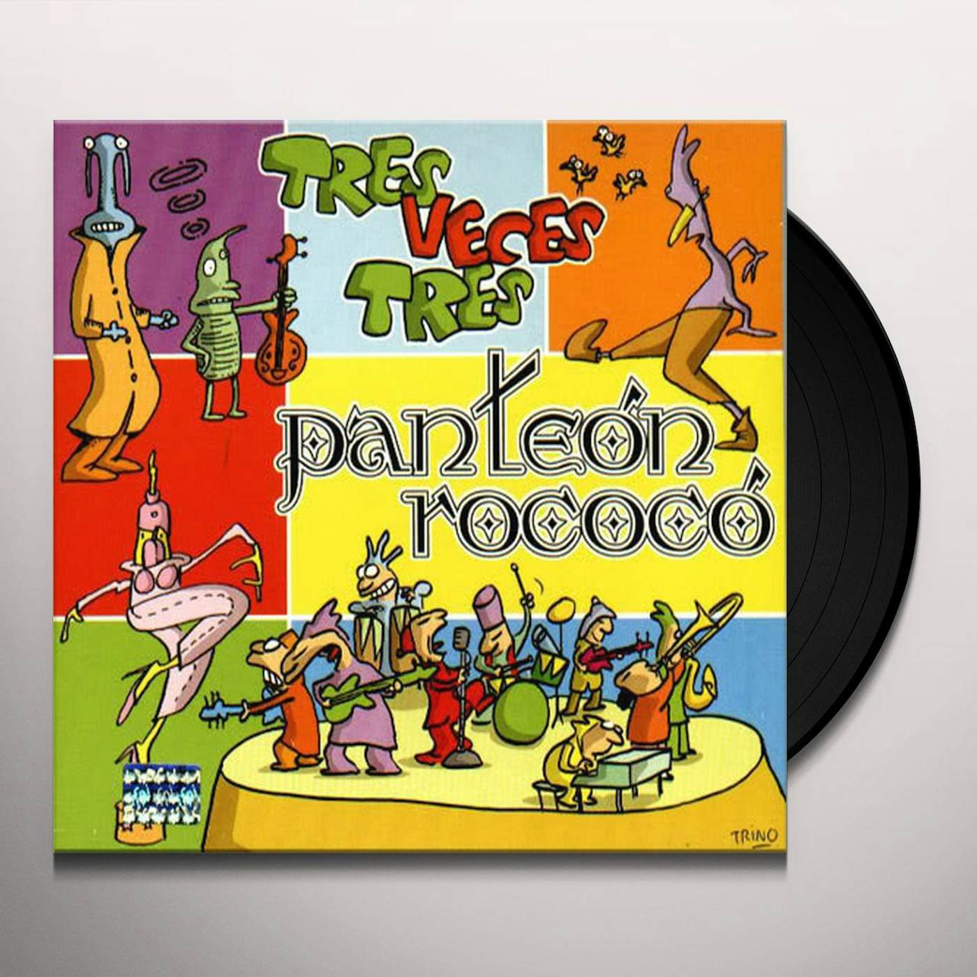 Panteon Rococo Tres Veces Tres Vinyl Record