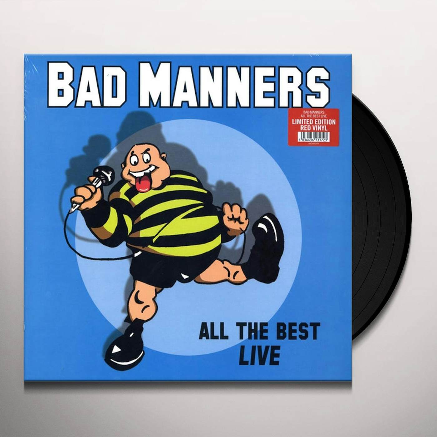 Bad Manners ALL THE BEST LIVE (RED VINYL) Vinyl Record