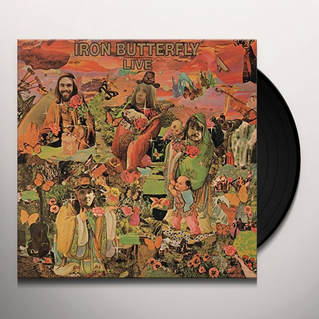 Iron Butterfly Live Vinyl Record