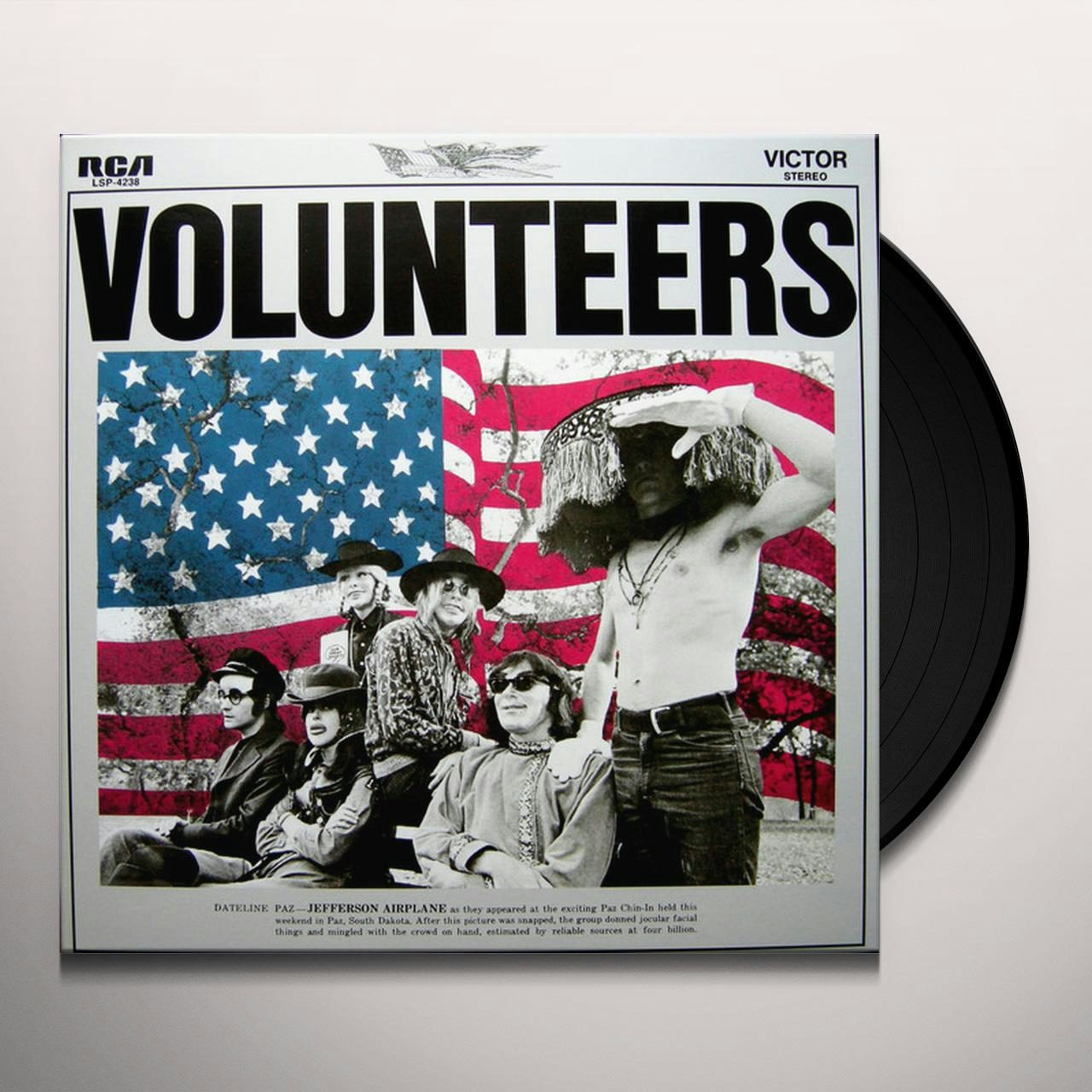 Volunteers Vinyl Record - Jefferson Airplane