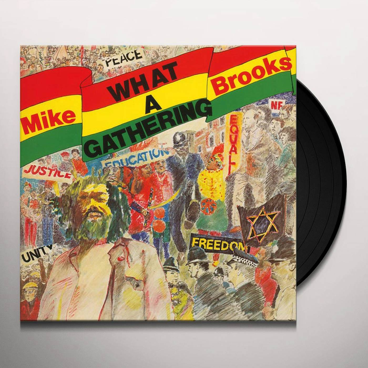 Mike Brooks WHAT A GATHERING Vinyl Record