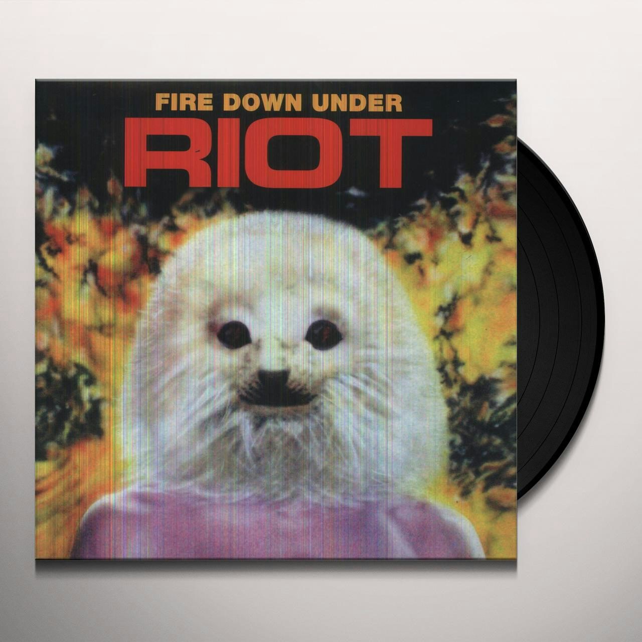 Fire Down Under Vinyl Record - Riot