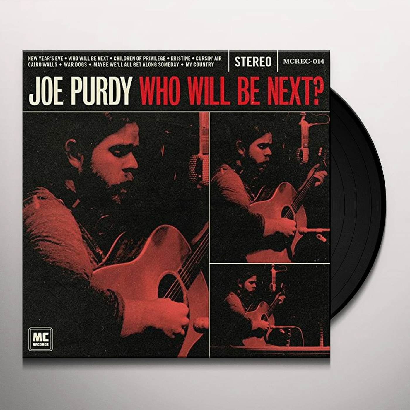 Joe Purdy WHO WILL BE NEXT Vinyl Record