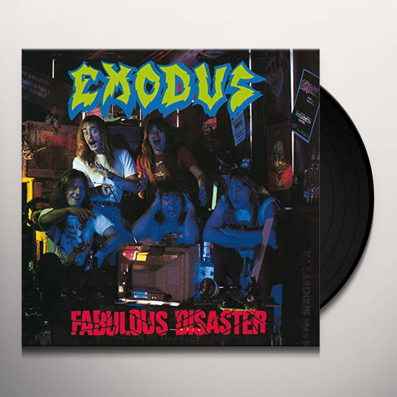 Exodus Fabulous Disaster Vinyl Record