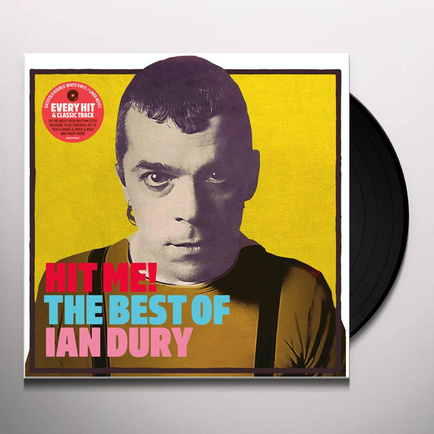 Ian Dury HIT ME: THE BEST OF Vinyl Record