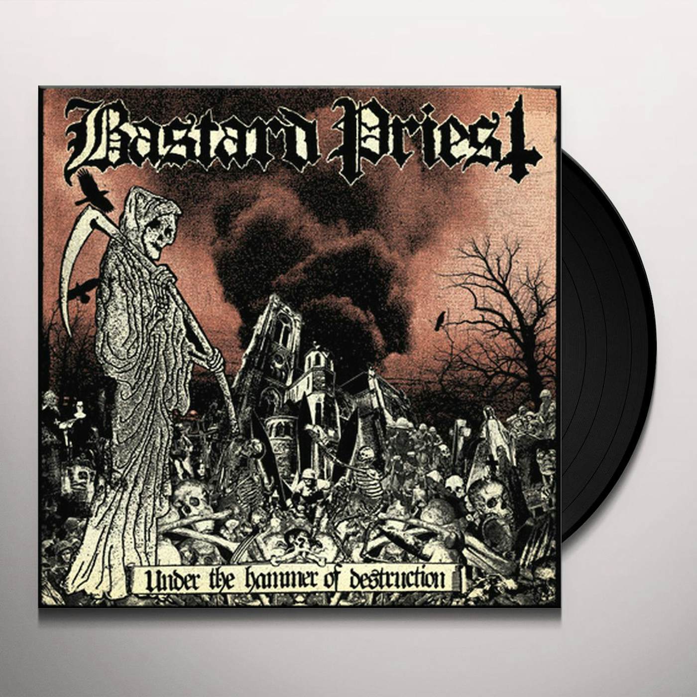 Bastard Priest Under the Hammer of Destruction Vinyl Record
