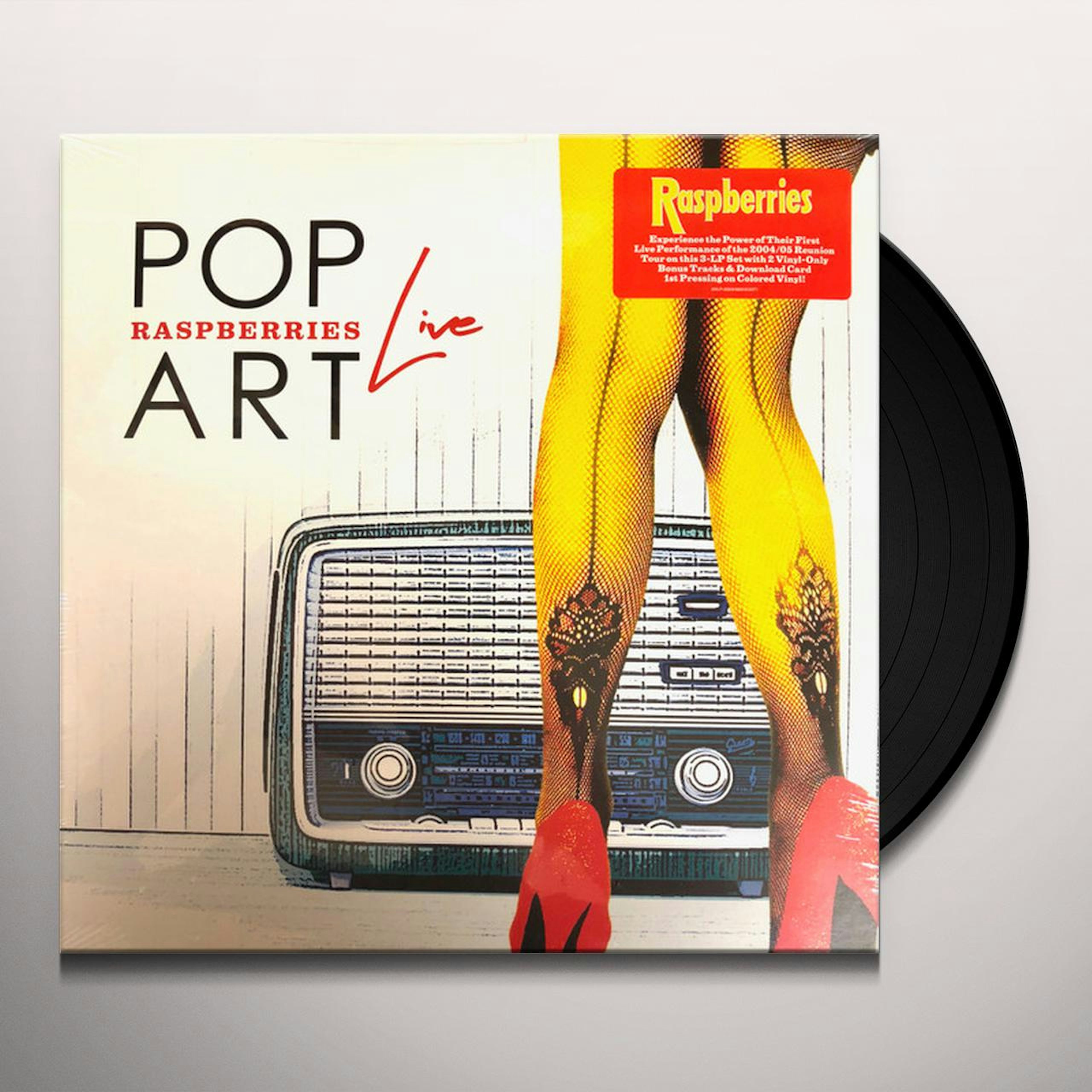 Raspberries POP ART LIVE Vinyl Record
