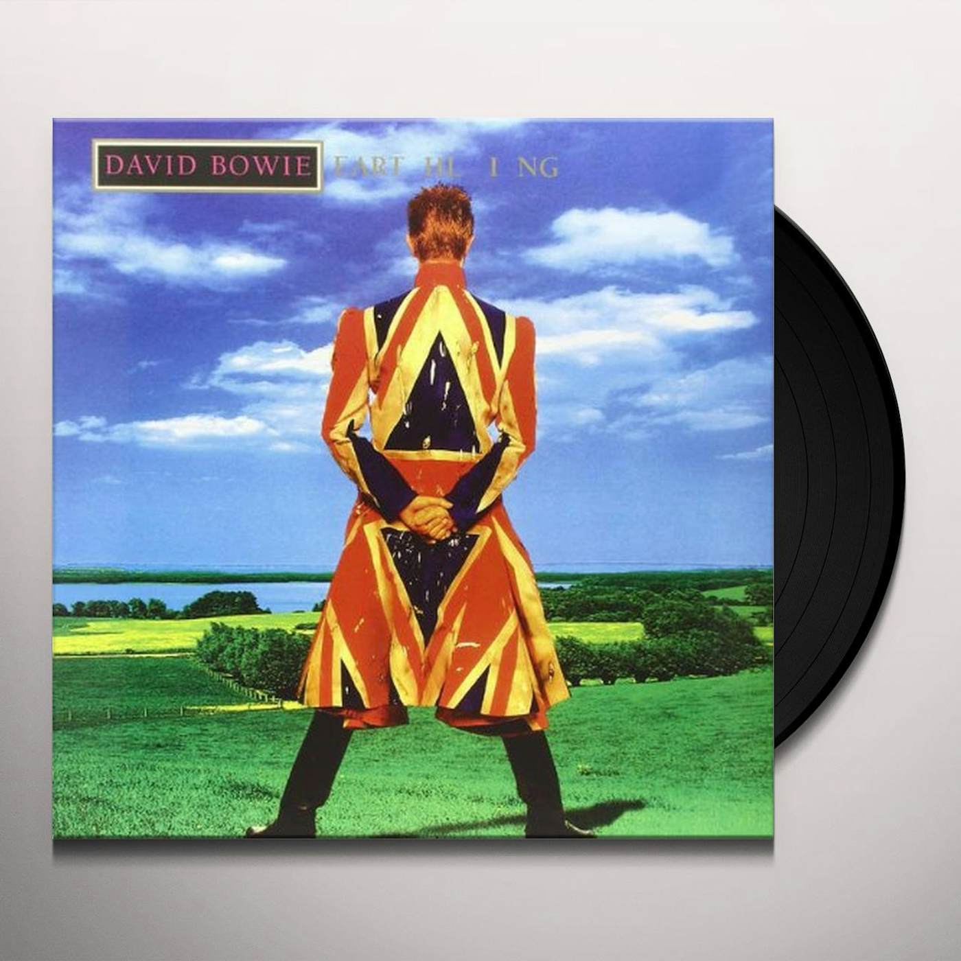 David Bowie EARTHLING Vinyl Record - Holland Release