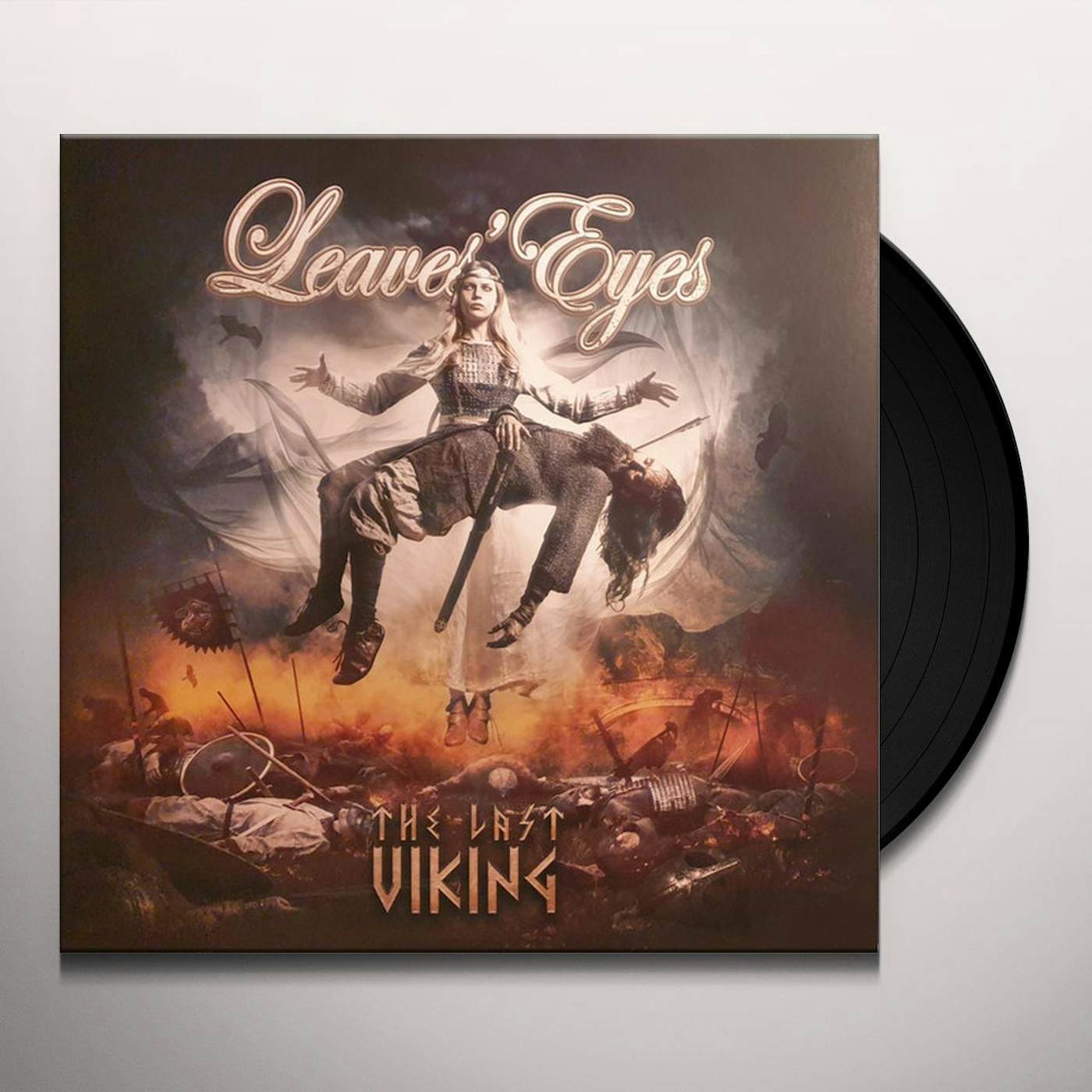 Leaves' Eyes Last Viking (Hazy Orange Vinyl) Vinyl Record