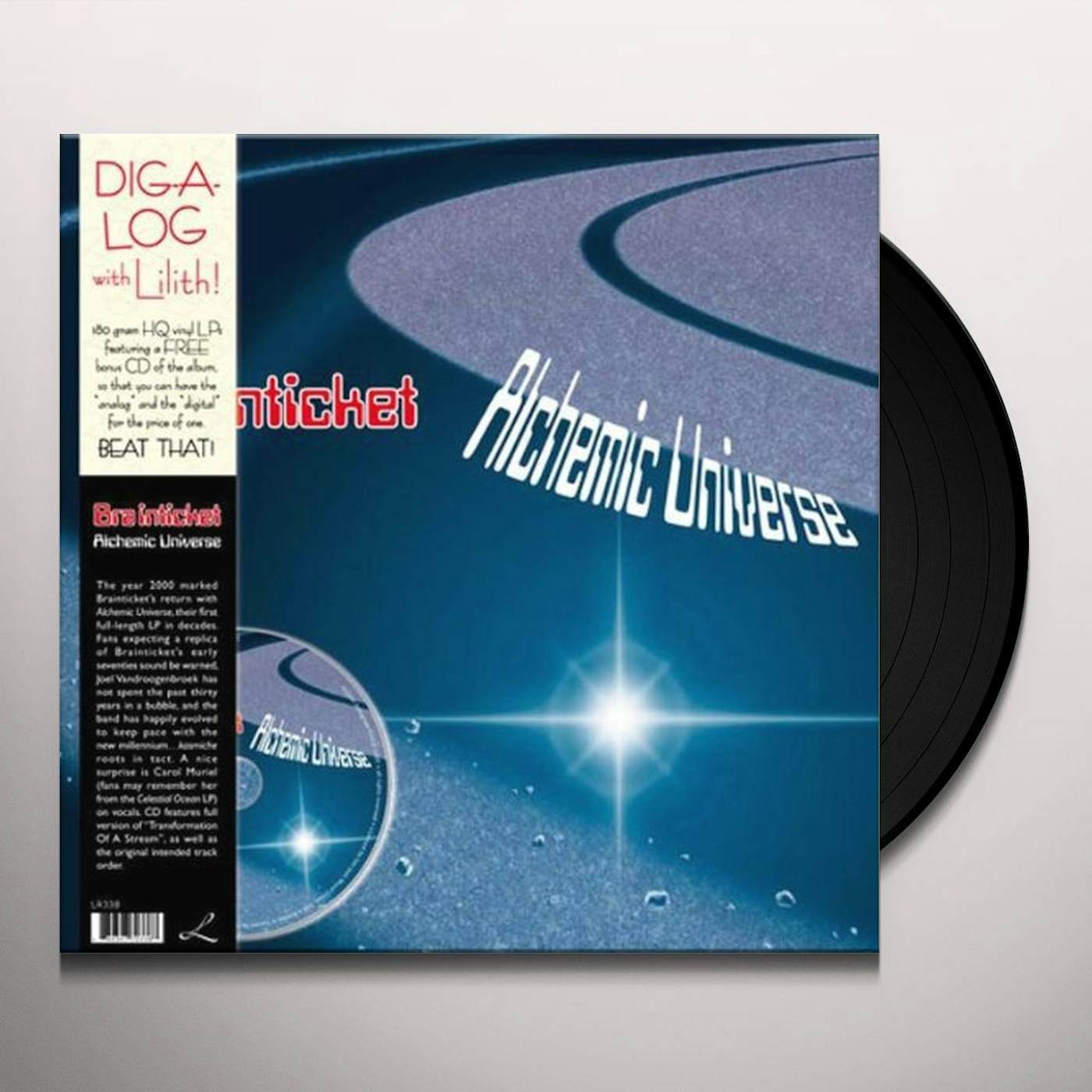 Brainticket ALCHEMIC UNIVERSE Vinyl Record - w/CD, 180 Gram Pressing