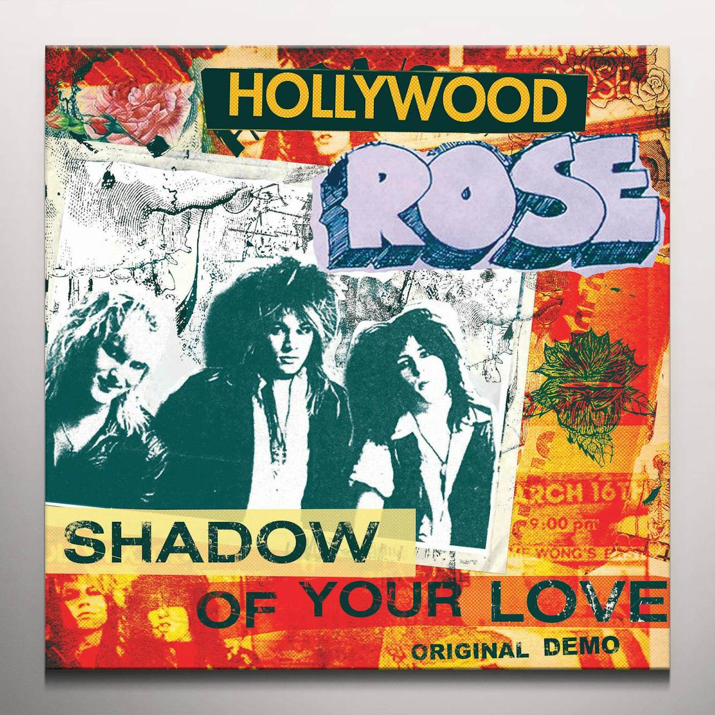 Hollywood Rose SHADOW OF YOUR LOVE / RECKLESS LIFE - Limited Edition 7'' Colored Vinyl Record