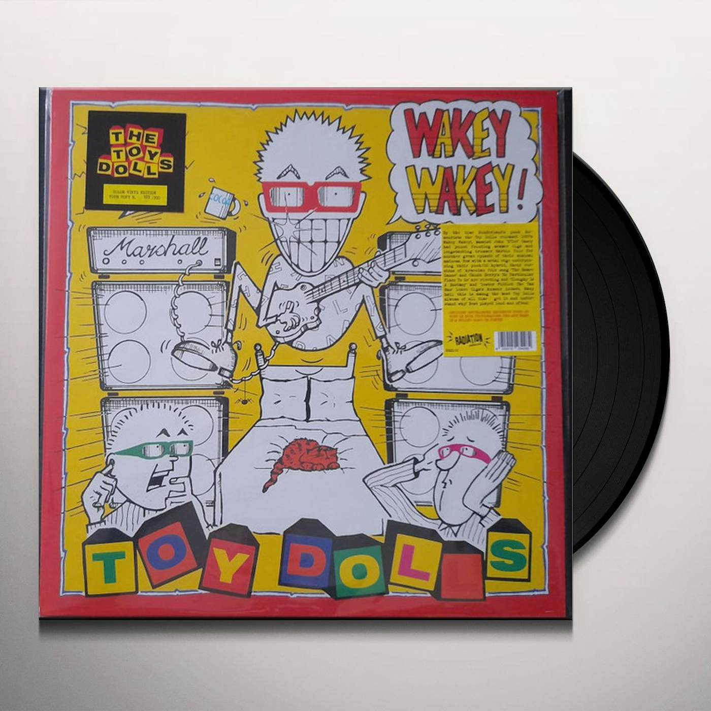 The Toy Dolls WAKEY WAKEY! (ORANGE VINYL) Vinyl Record