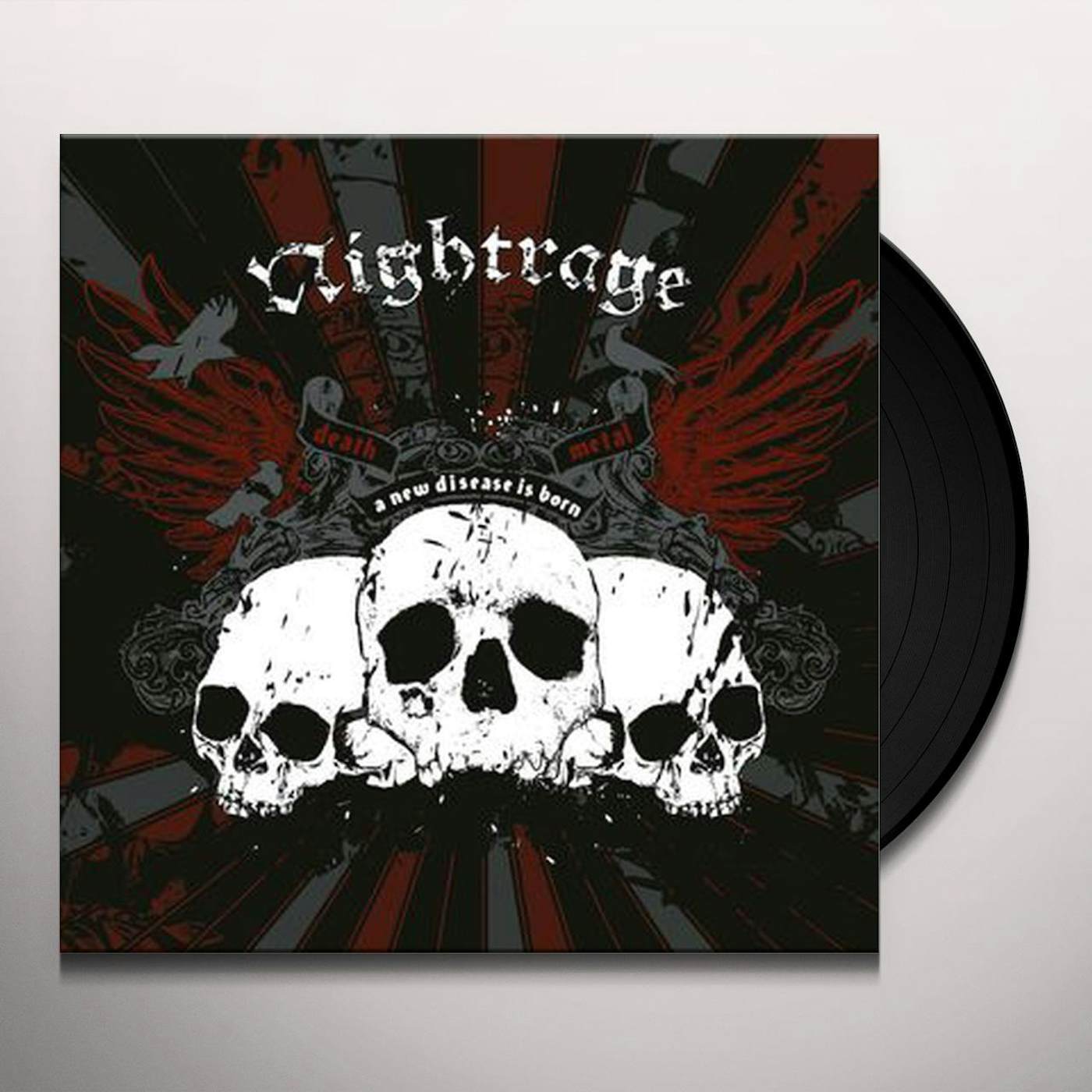Nightrage NEW DISEASE IS BORN Vinyl Record