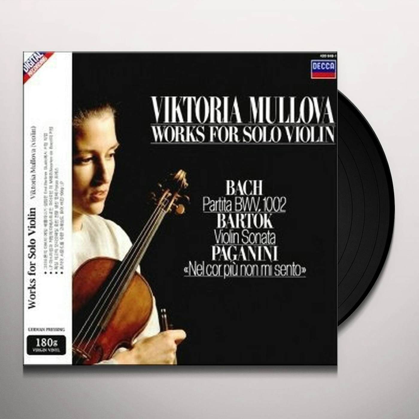 Viktoria Mullova WORKS FOR SOLO VIOLIN Vinyl Record