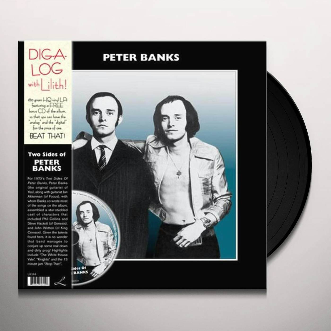 TWO SIDES OF PETER BANKS Vinyl Record - w/CD, 180 Gram Pressing