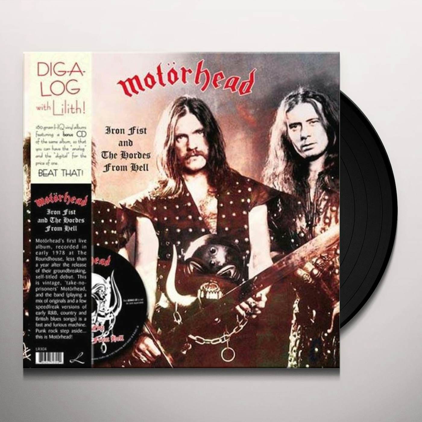 Motörhead Iron Fist Vinyl Record