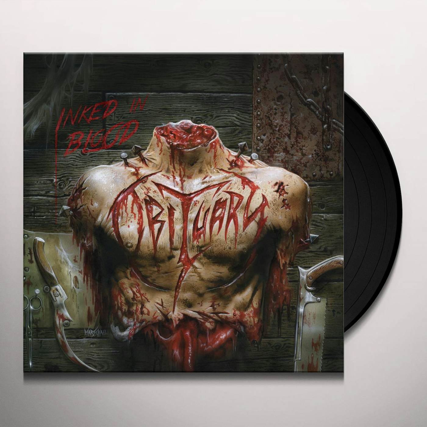 Obituary Inked In Blood Vinyl Record