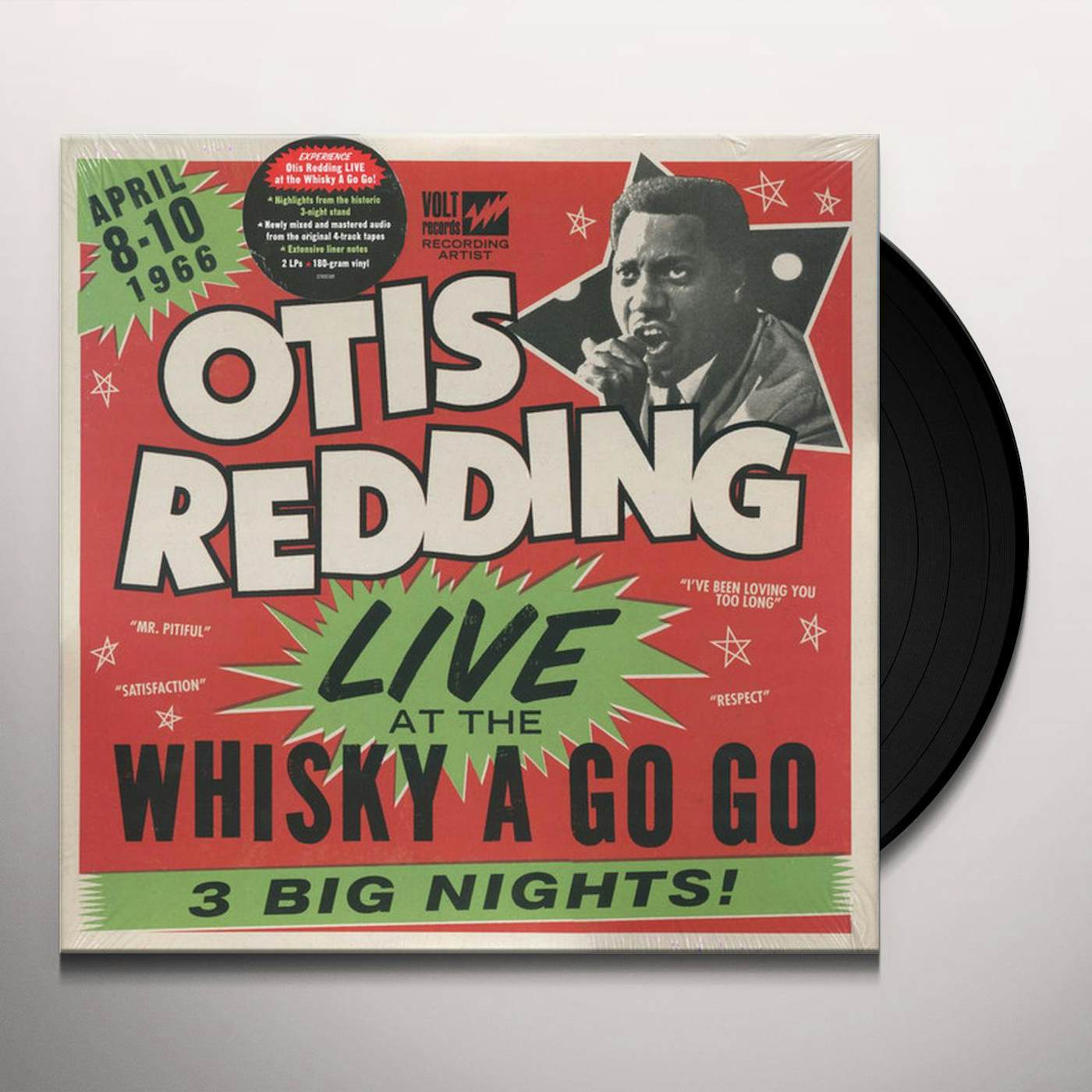 Otis Redding LIVE AT THE WHISKEY A GO GO Vinyl Record