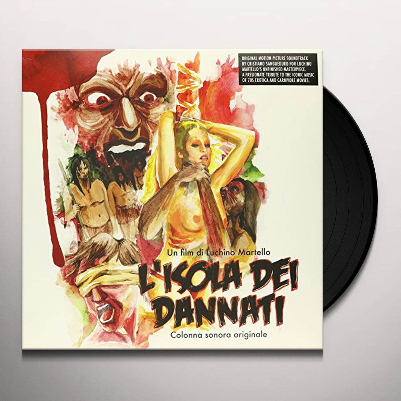 Mondo Sangue L'ISOLA DEI DANNATI / Original Soundtrack Vinyl Record