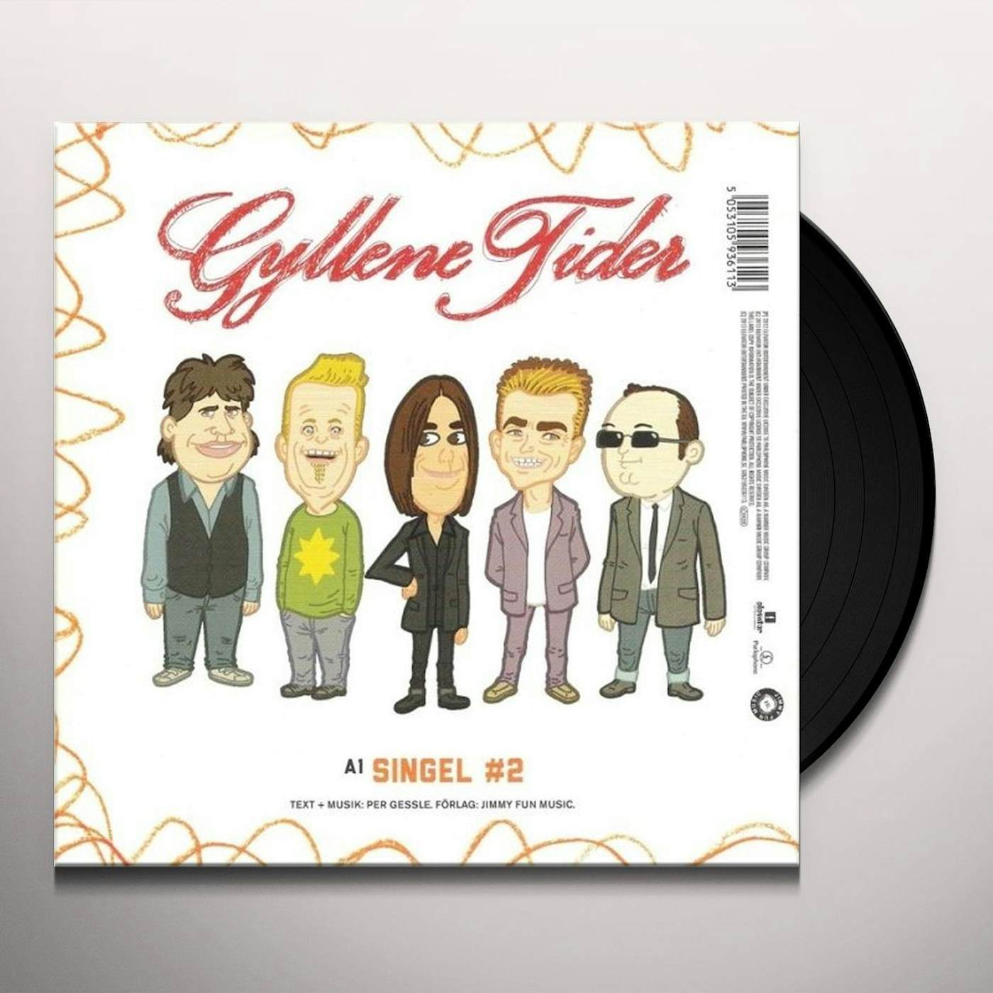 Gyllene Tider SINGEL 2 / DAGS ATT TANKA PA REFRANGEN Vinyl Record - Holland Release