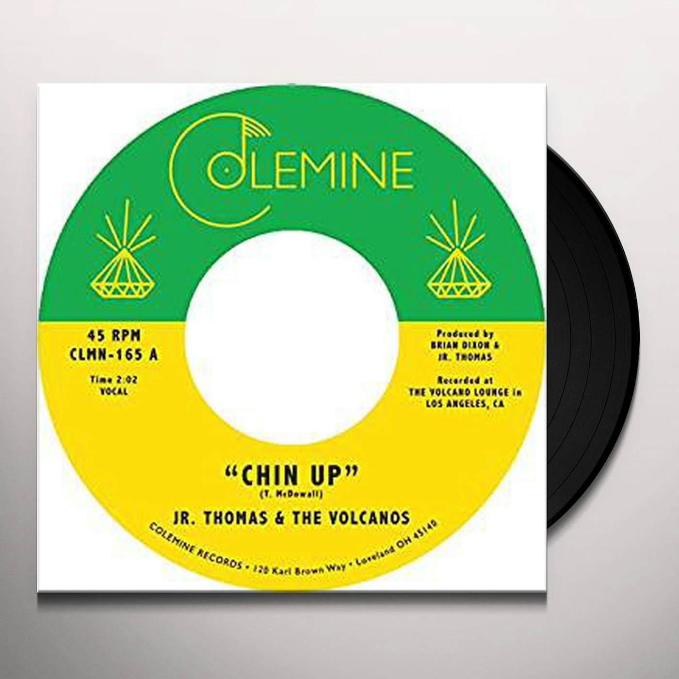 Jr Thomas & The Volcanos Chin Up / Spellbound Vinyl Record