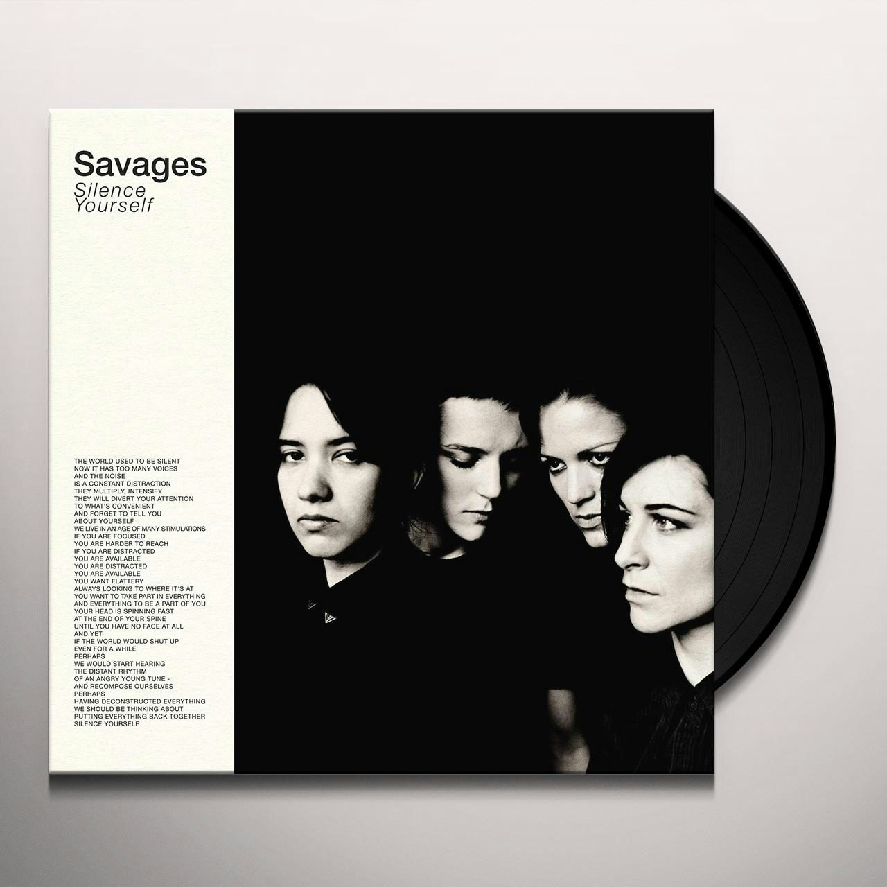 Savages Silence Yourself Vinyl Record