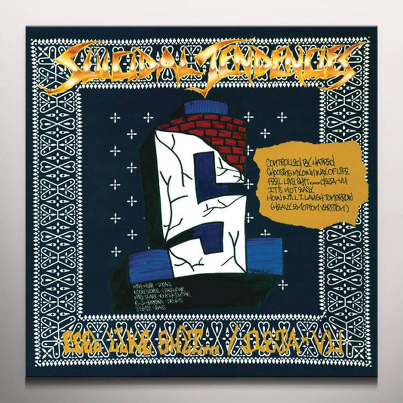 Suicidal Tendencies CONTROLLED BY HATRED / FEEL LIKE SHIT DEJA VU Vinyl Record