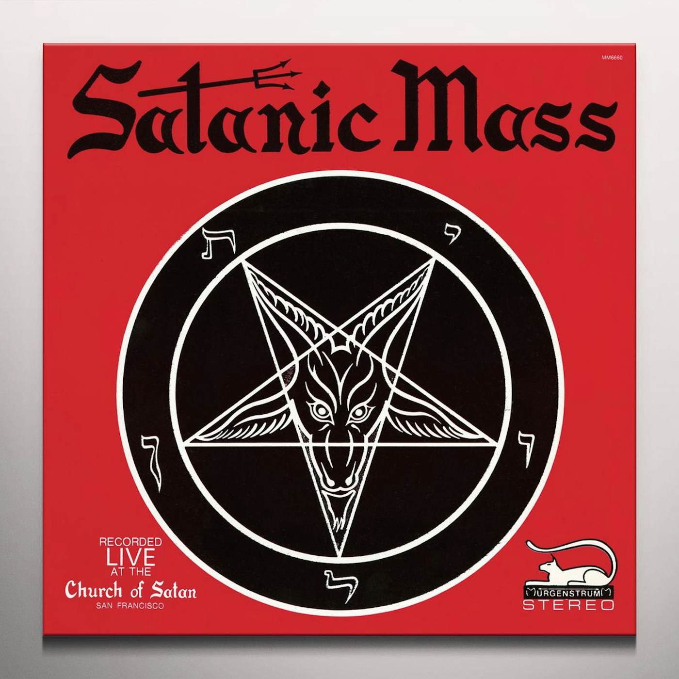 Anton LaVey Satanic Mass Vinyl Record