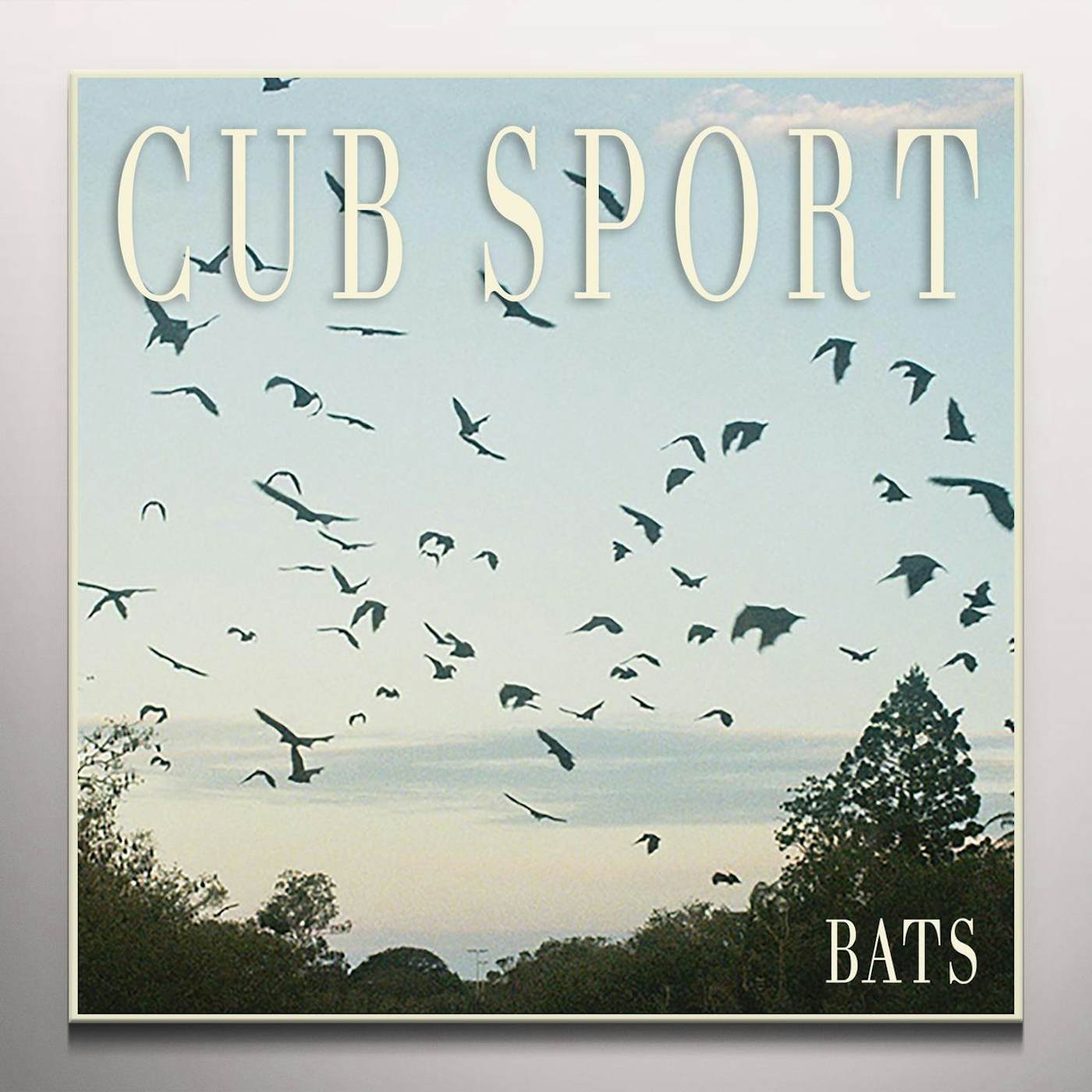 Cub Sport BATS - Limited Edition Clear w/ Black Splatter Colored Vinyl Record